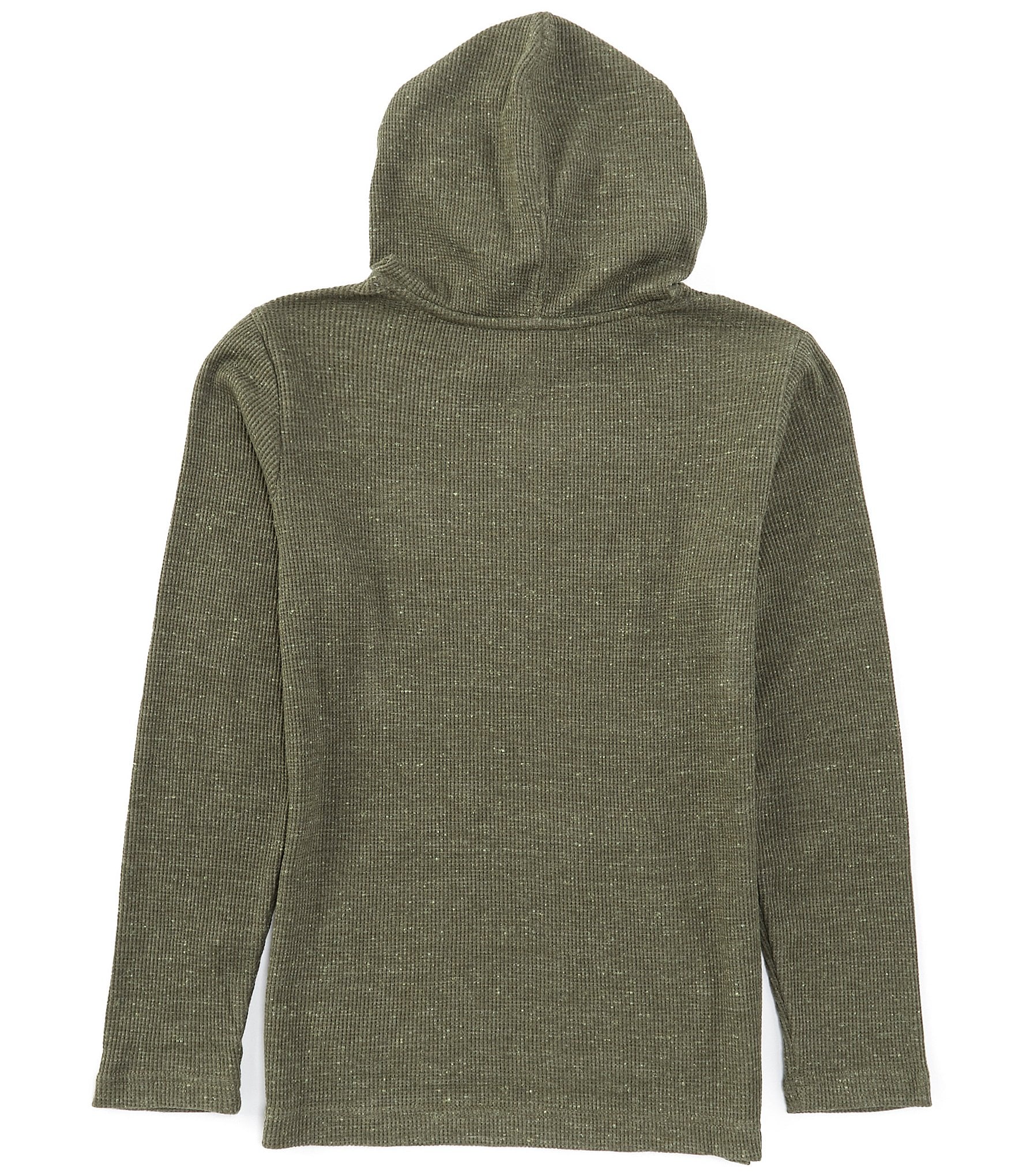 Hurley Big Boys 8-20 Long Sleeve Nep Thermal Hoodie