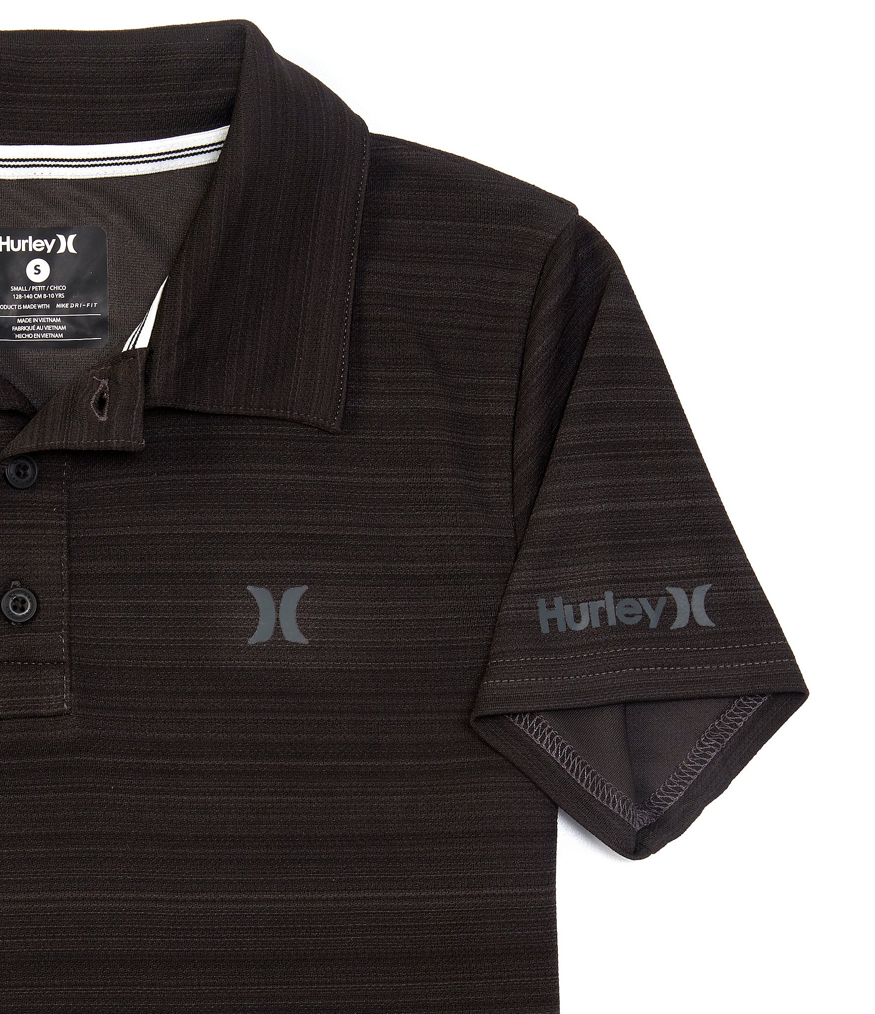 Hurley Big Boys 8-20 Short-Sleeve H2O-Dri Belmont Polo Shirt