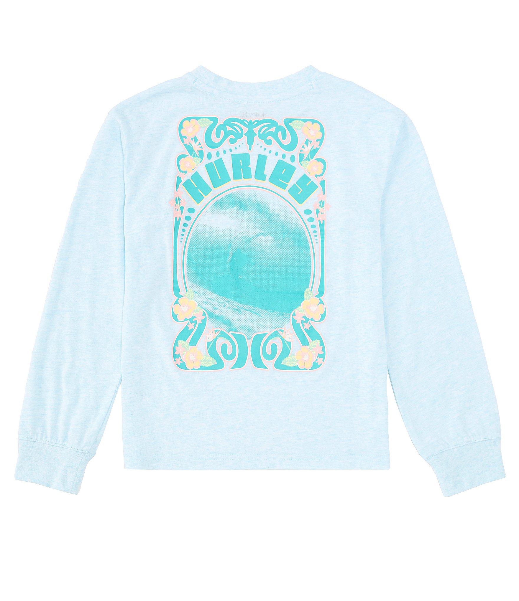 Hurley Big Girls 7-16 Long Sleeve Graphic T-Shirt | Dillard's