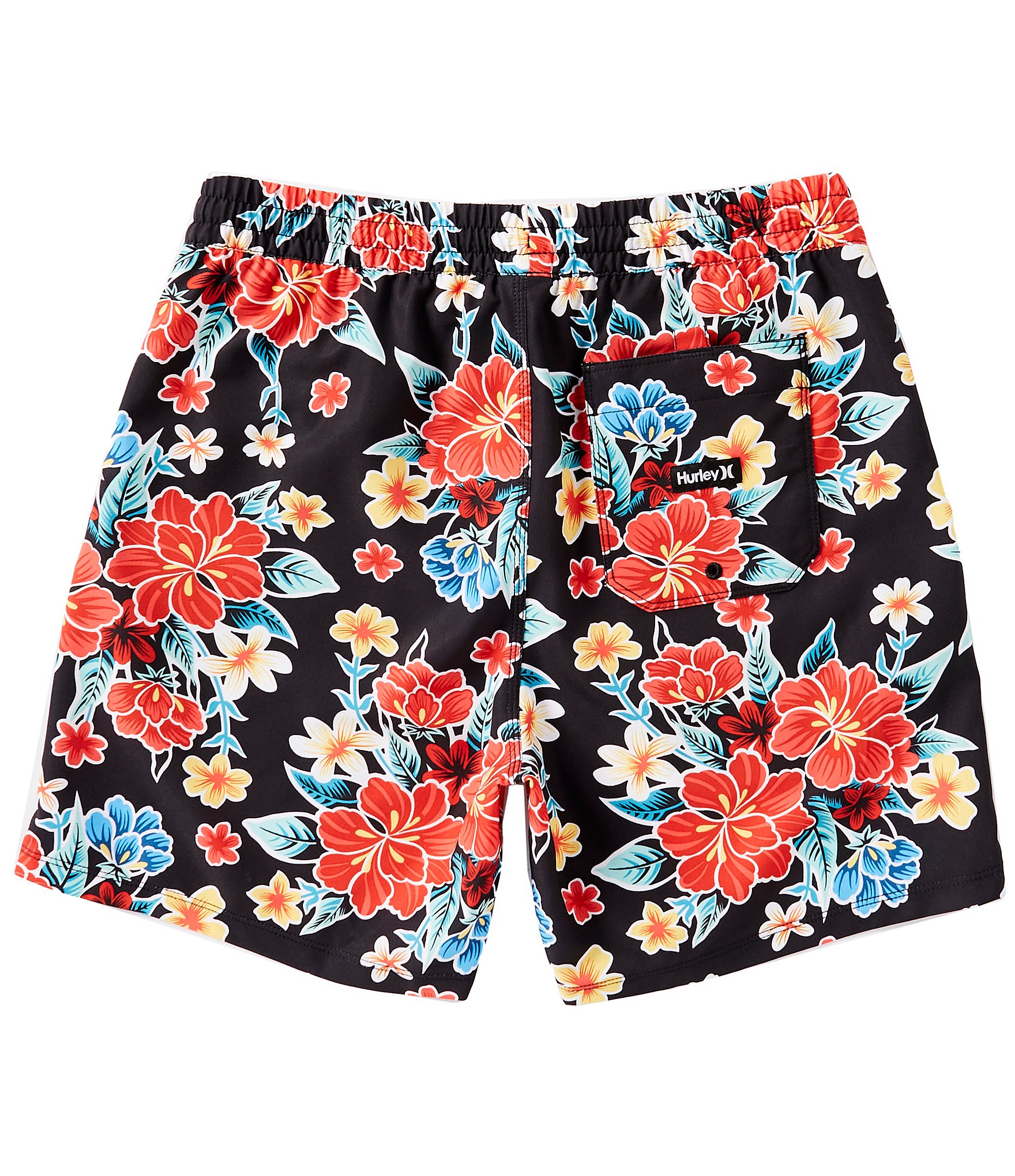 Hurley Cannonball Floral Printed 17#double; Outseam Volley Shorts