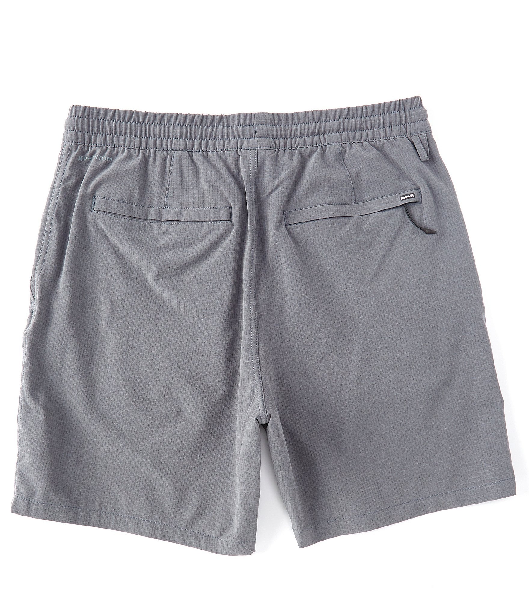 Hurley Elastic-Waist Phantom Zuma ll 18#double; Outseam Volley Shorts