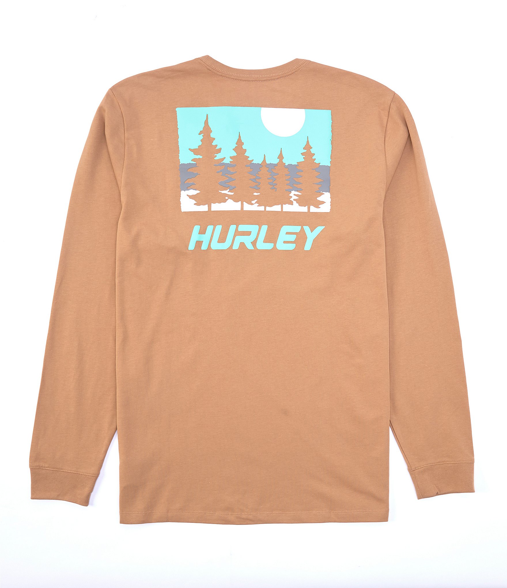 hoofdstad fundament Commissie Hurley Everyday Explore Evergreen Long-Sleeve Tee | Dillard's
