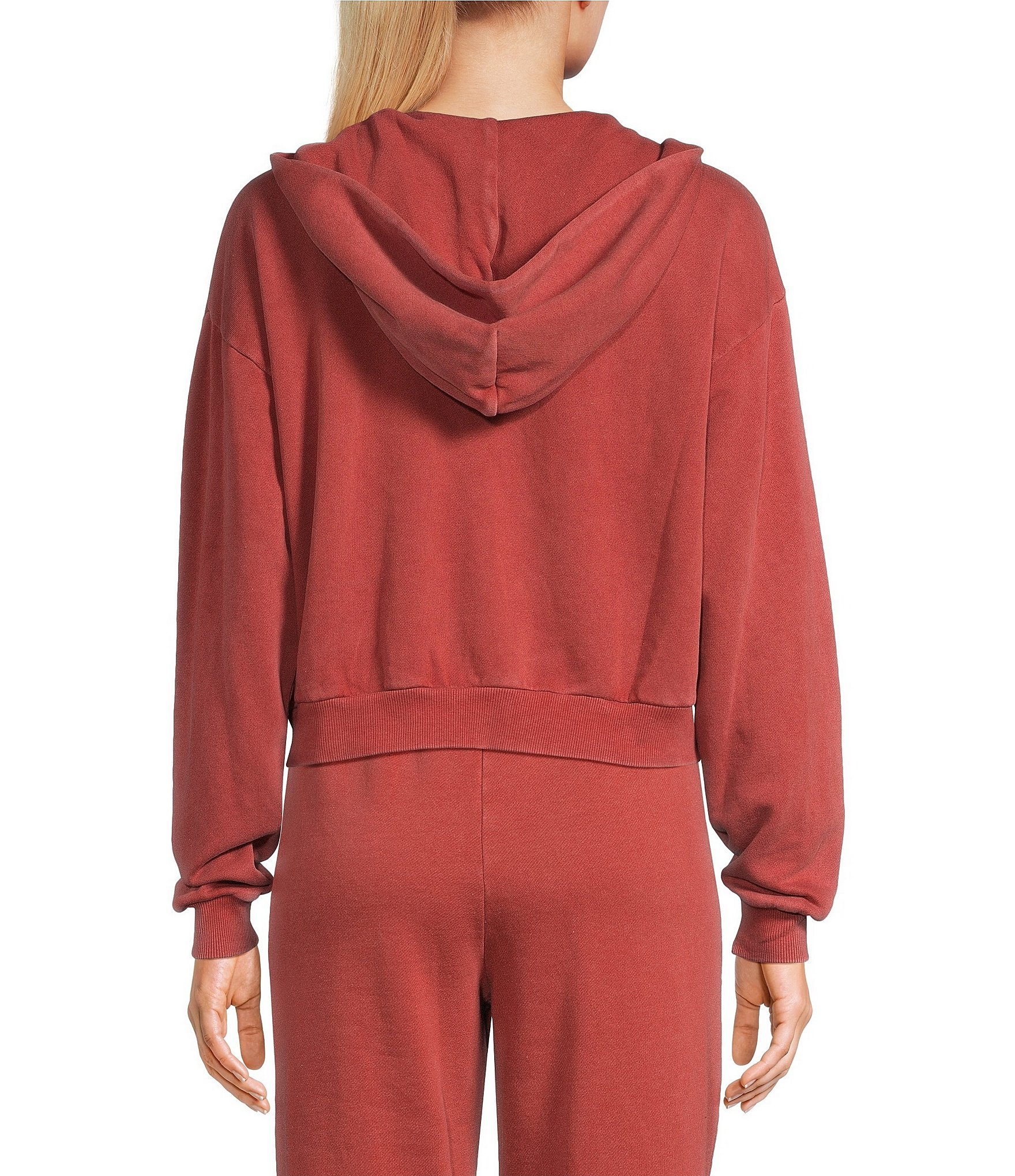 Hurley Have Fun Coordinating Long Sleeve Cropped Fleece Hoodie