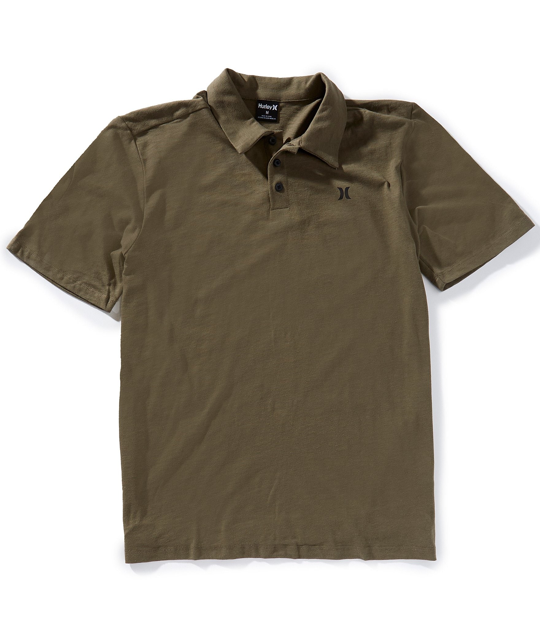 Hurley Icon Slub Jersey Short Sleeve Polo Shirt | Dillard's
