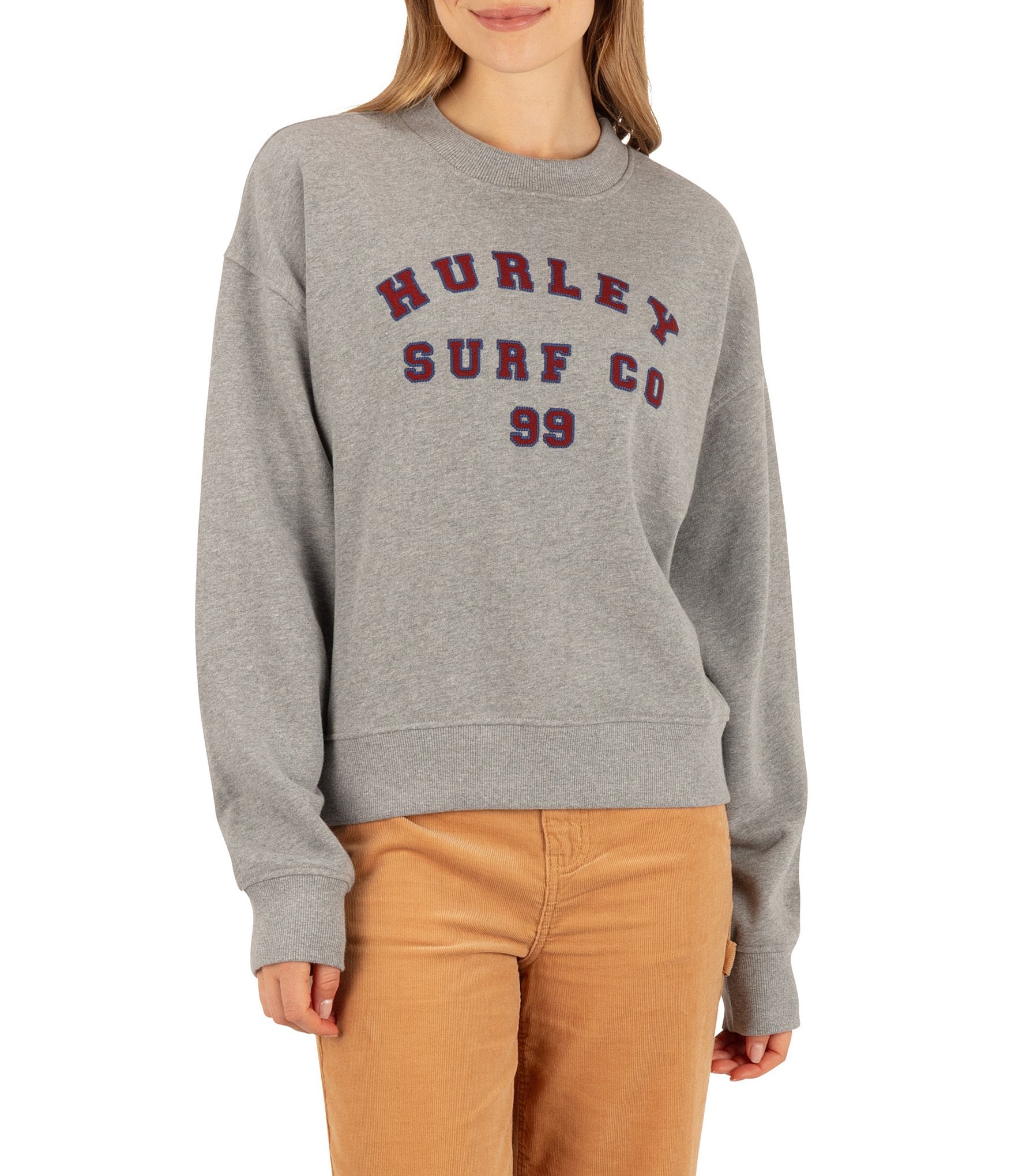 Hurley Letterman Crew Neck Pullover