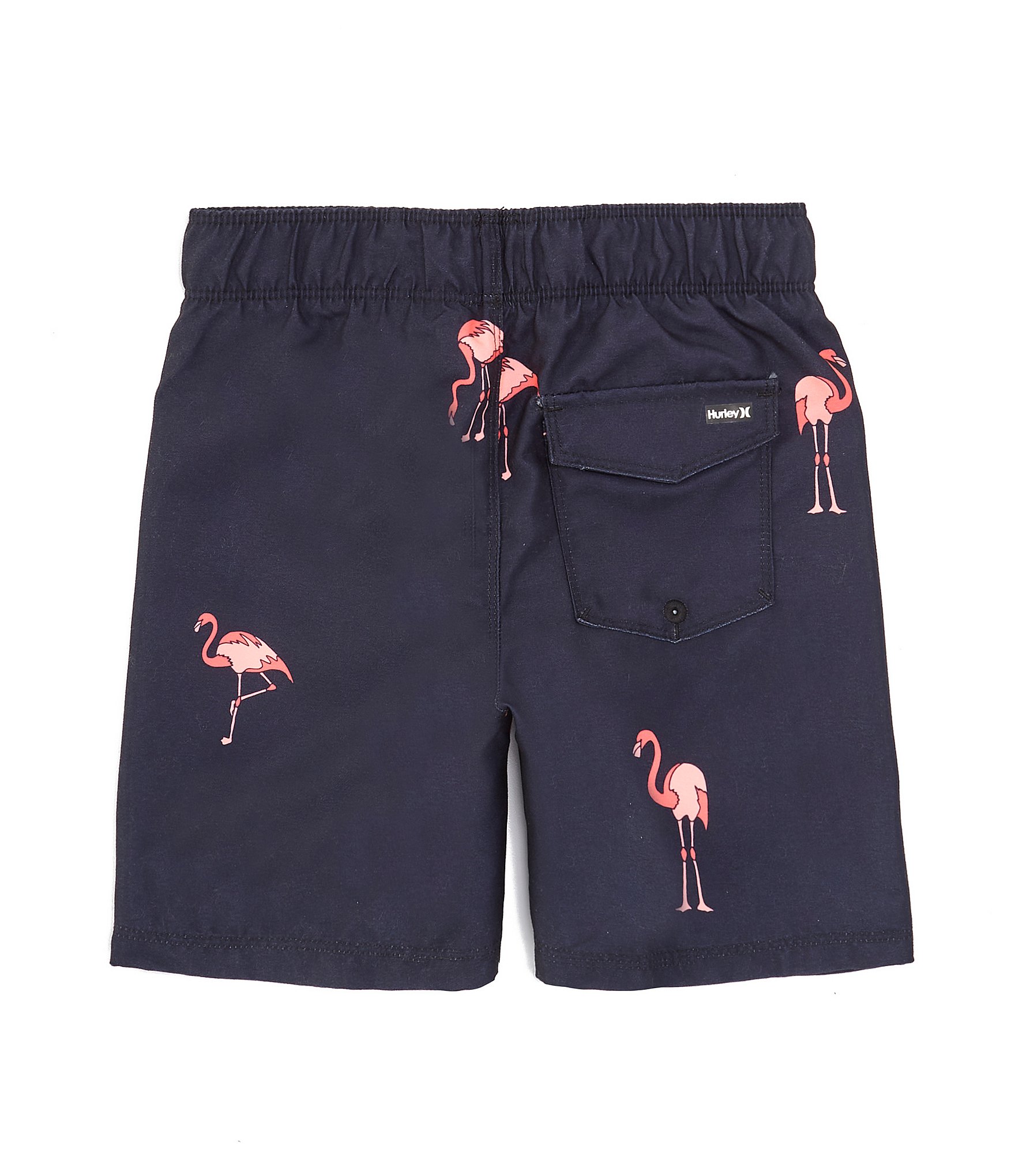 Hurley Little Boys 2T-4T Flamingo Swim Trunks