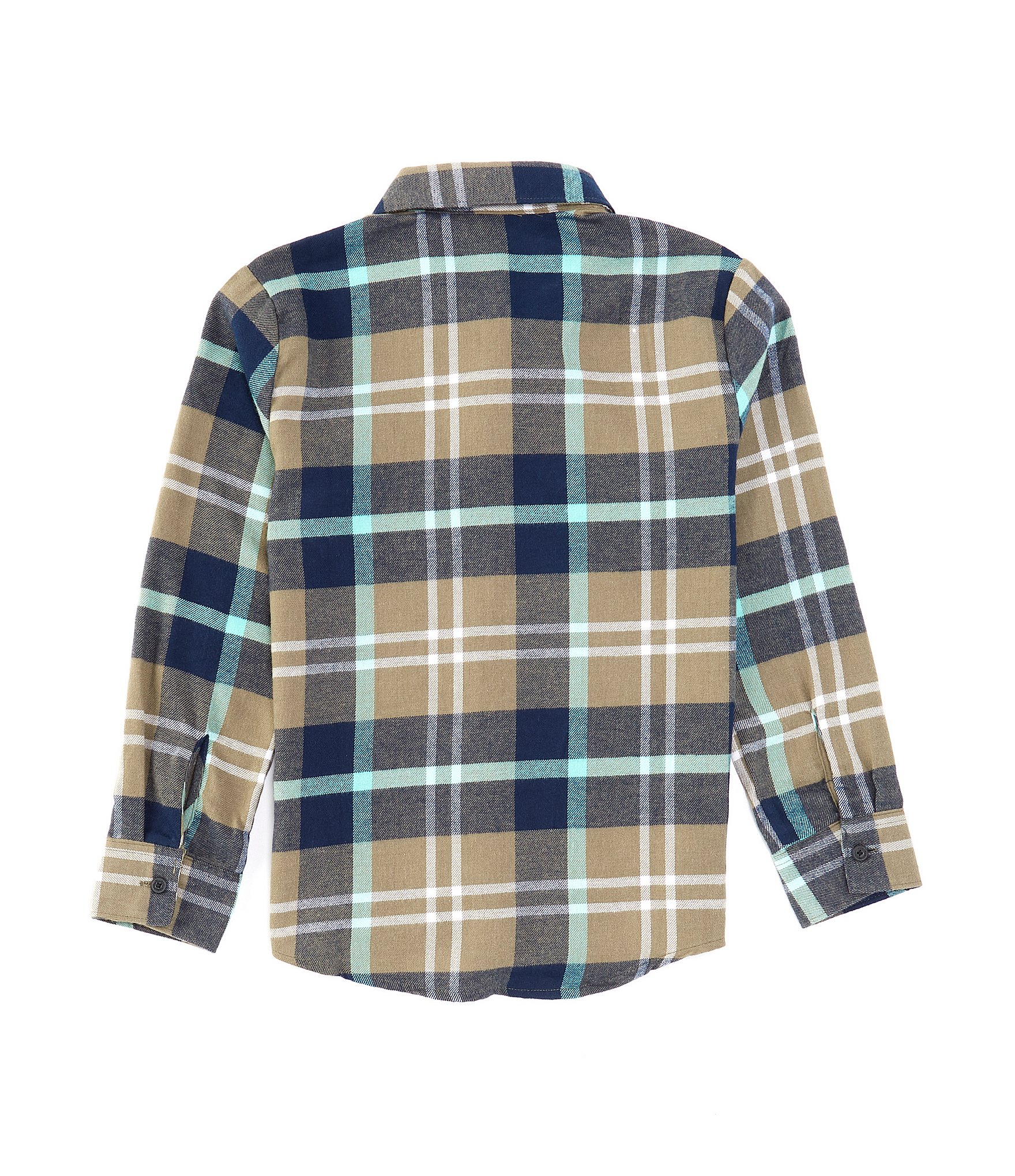 Hurley Little Boys 2T-7 Long Sleeve Santa Cruz Flannel Shirt