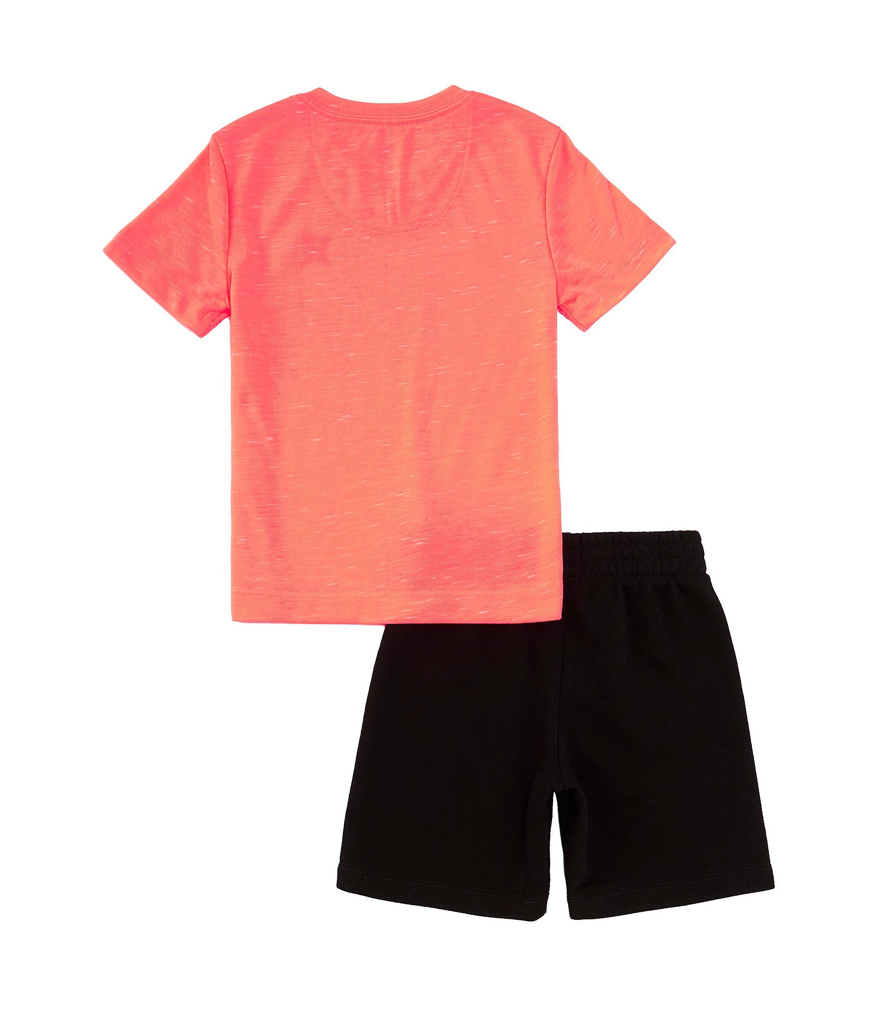 Hurley Little Boys 2T-7 Short-Sleeve Cloud Slub V-Neck Tee & French Terry Shorts 2-Piece Set