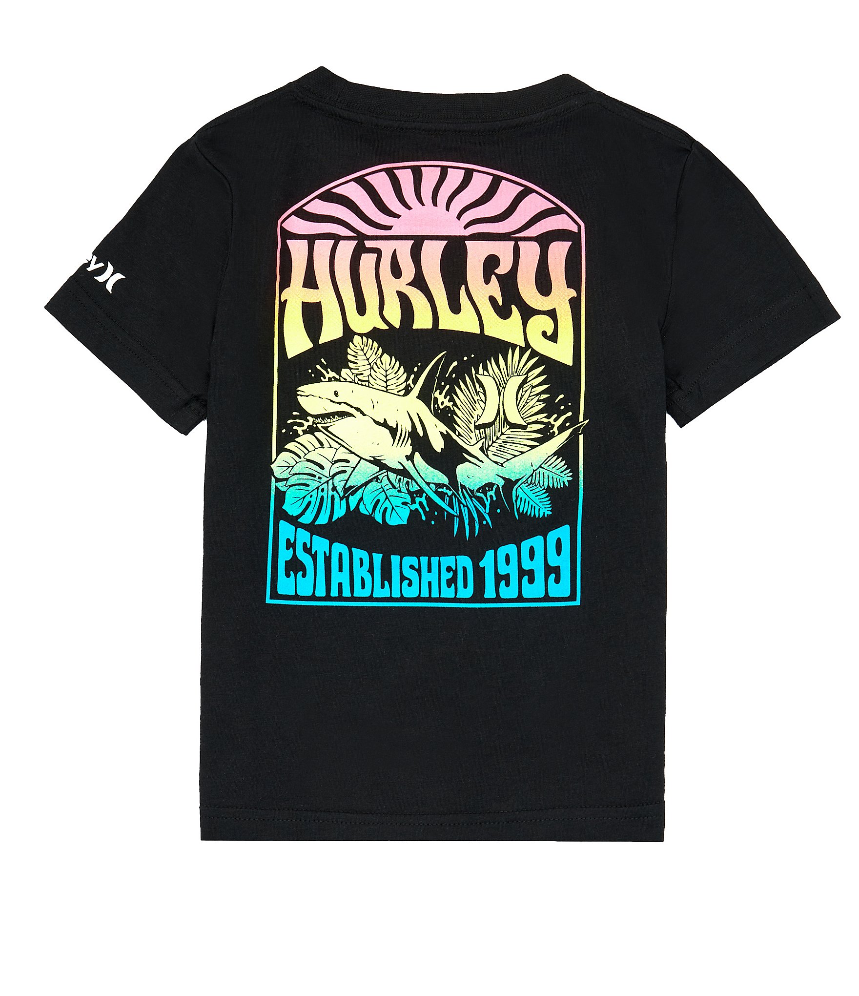 Hurley Little Boys 2T-7 Short-Sleeve Retro Shark T-Shirt | Dillard's
