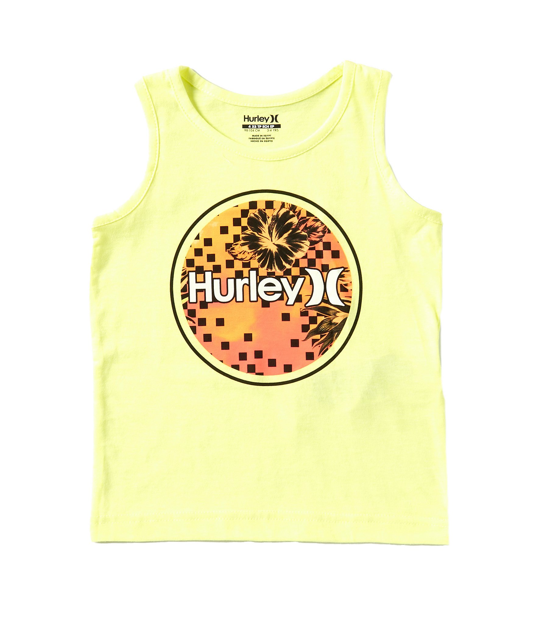 Hurley Little Boys 4-7 Sleeveless Circular Icon Tank Top