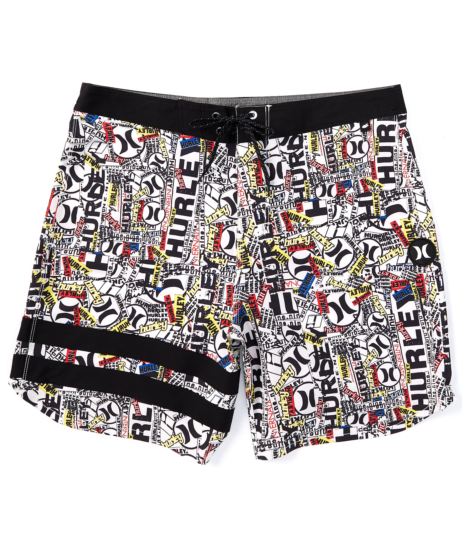 Hurley Phantom Eco 25th Block Party 18#double; Outseam Board Shorts