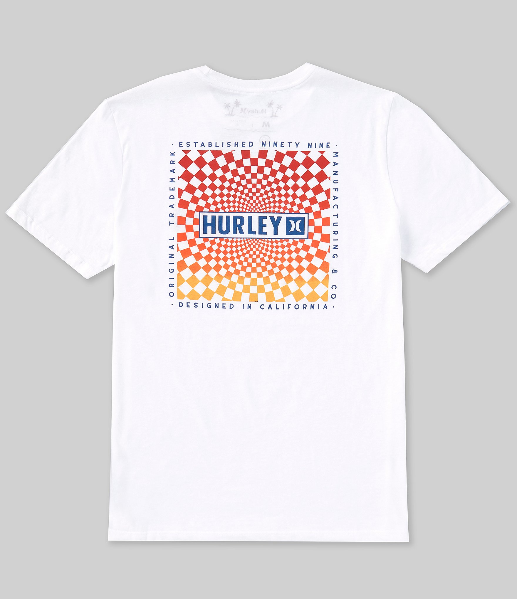 Hurley Short Sleeve Box Check T-Shirt