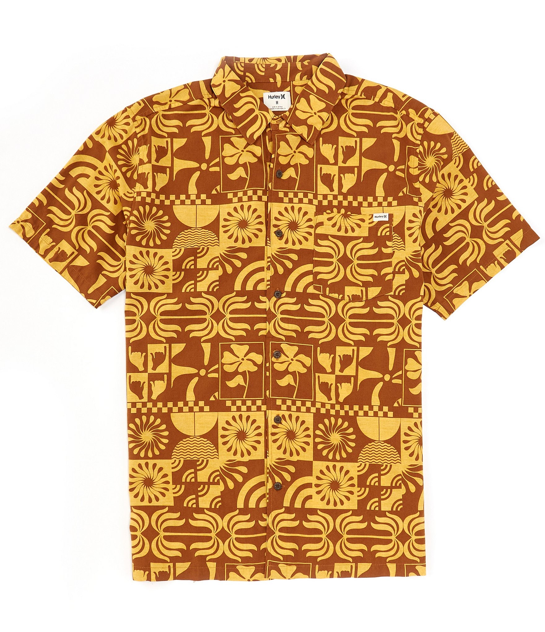 Hurley Short Sleeve Rincon Printed Woven Shirt