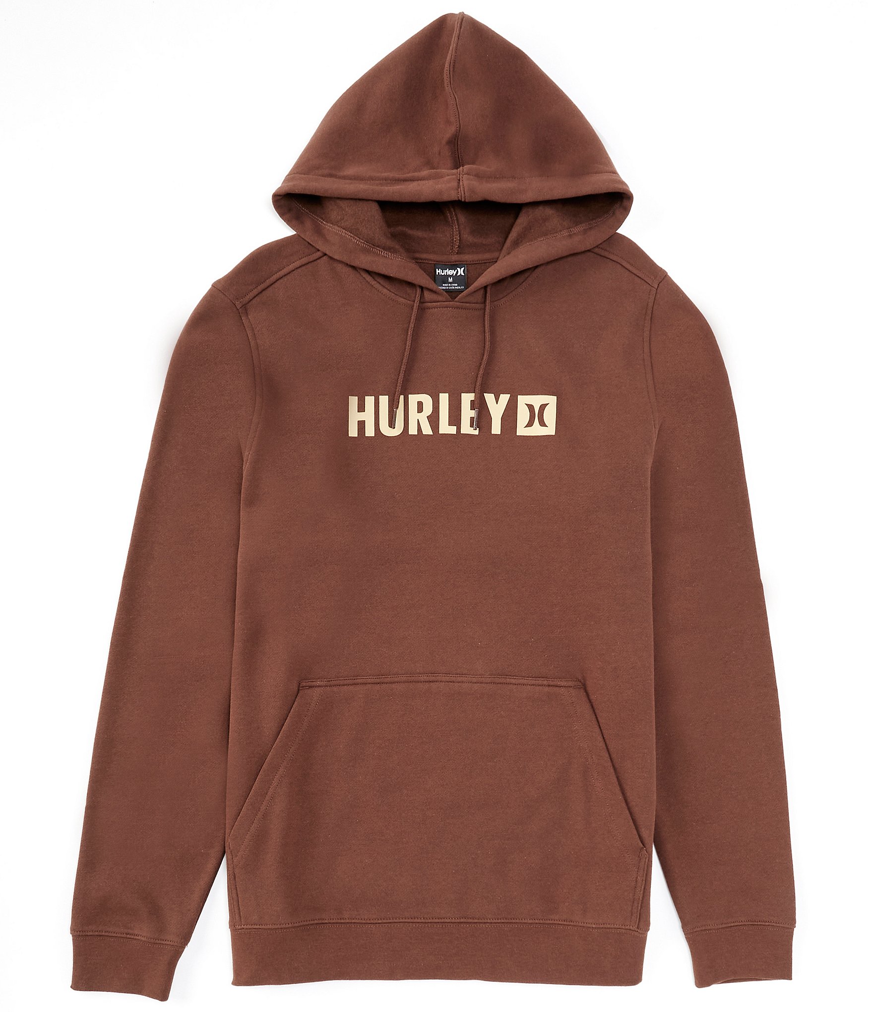 Hurley The Box Long-Sleeve Pullover Fleece Hoodie