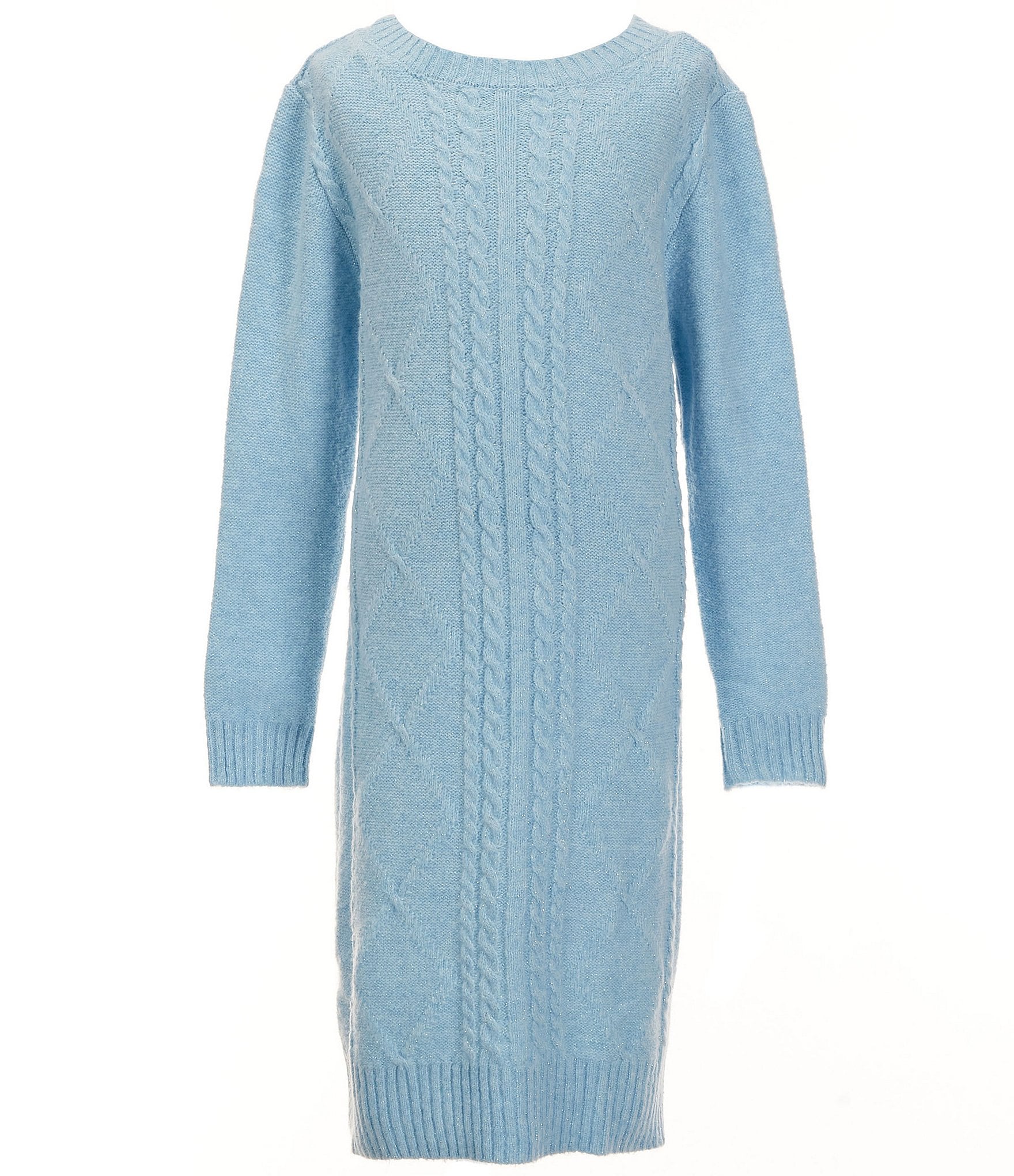 Womens Light Grey Jumper Dress