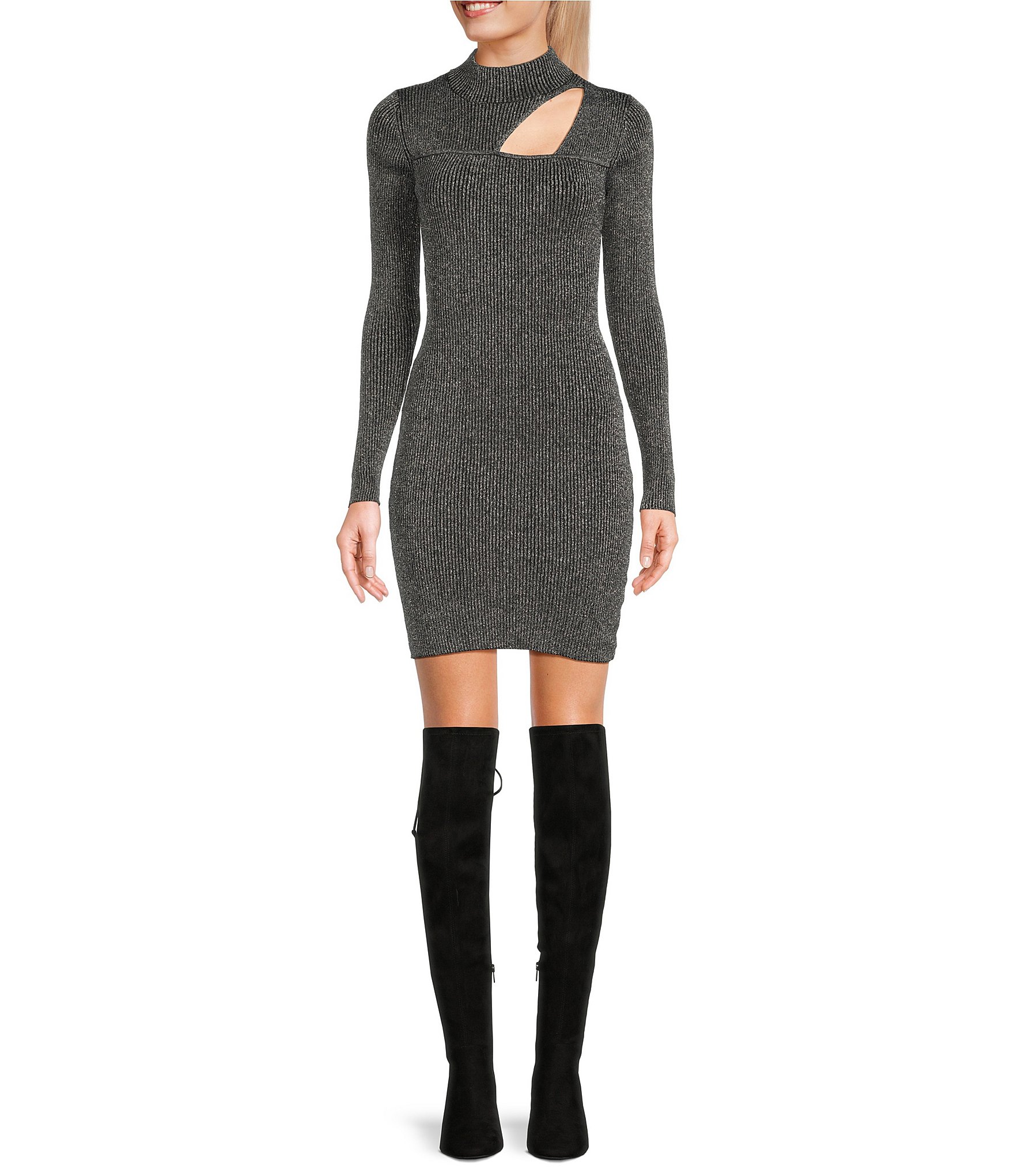 gray: Women's Sweater Dresses