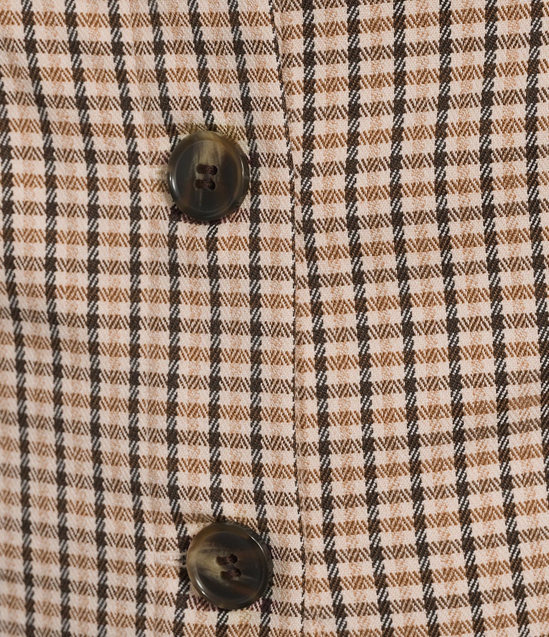 I.N. San Francisco Plaid Square Neck Button Front Cropped Coordinating Vest