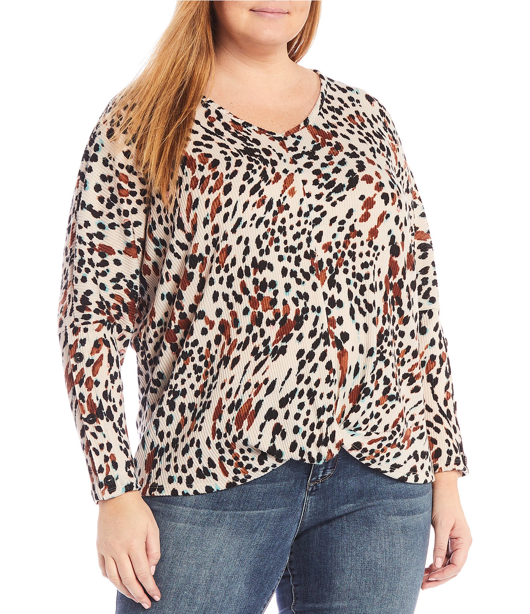 i-n-studio-plus-size-animal-print-brushed-min-rib-knit-v-neck-long