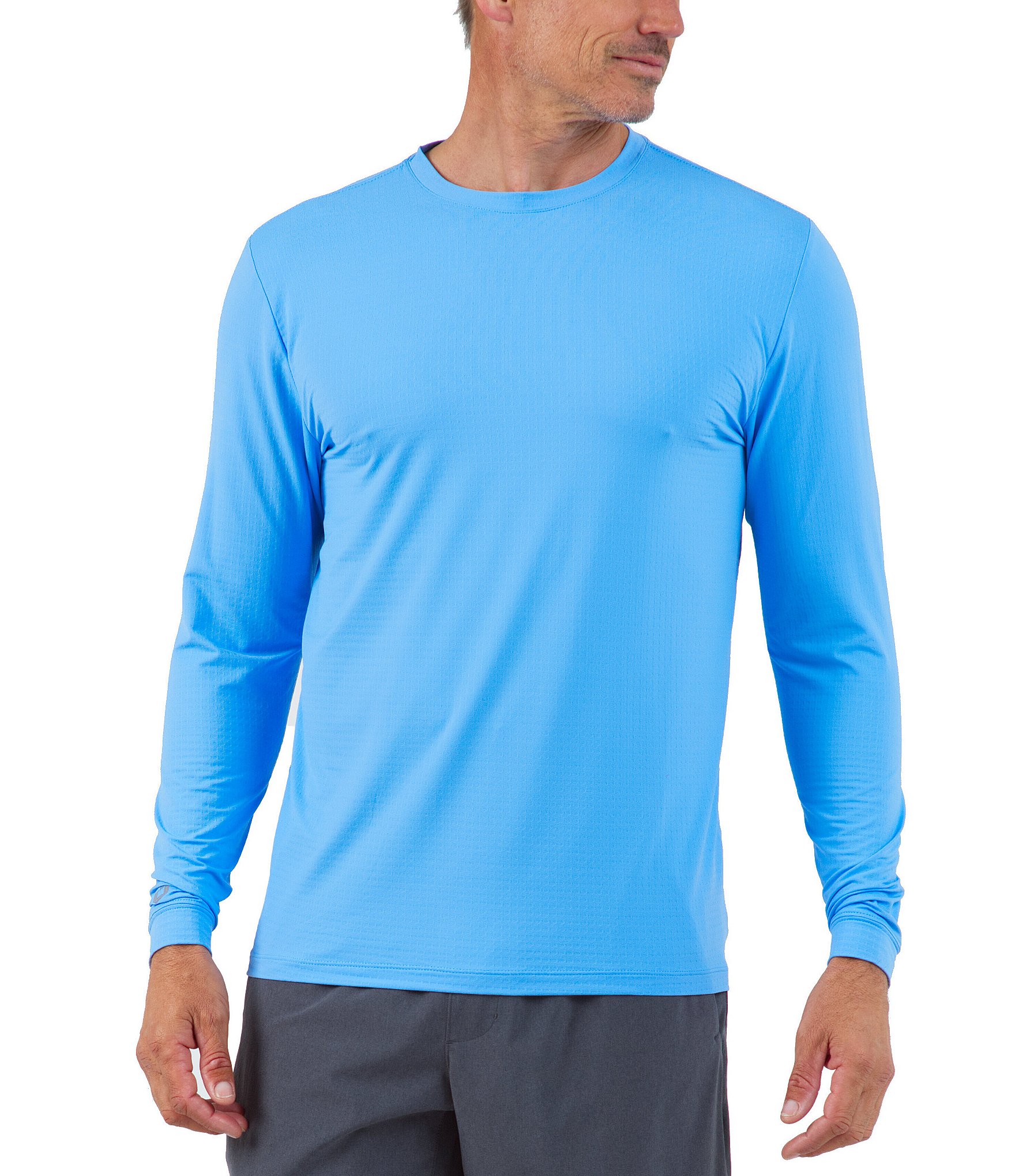 IBKUL Long-Sleeve IceFill® Crewneck Tee | Dillard's