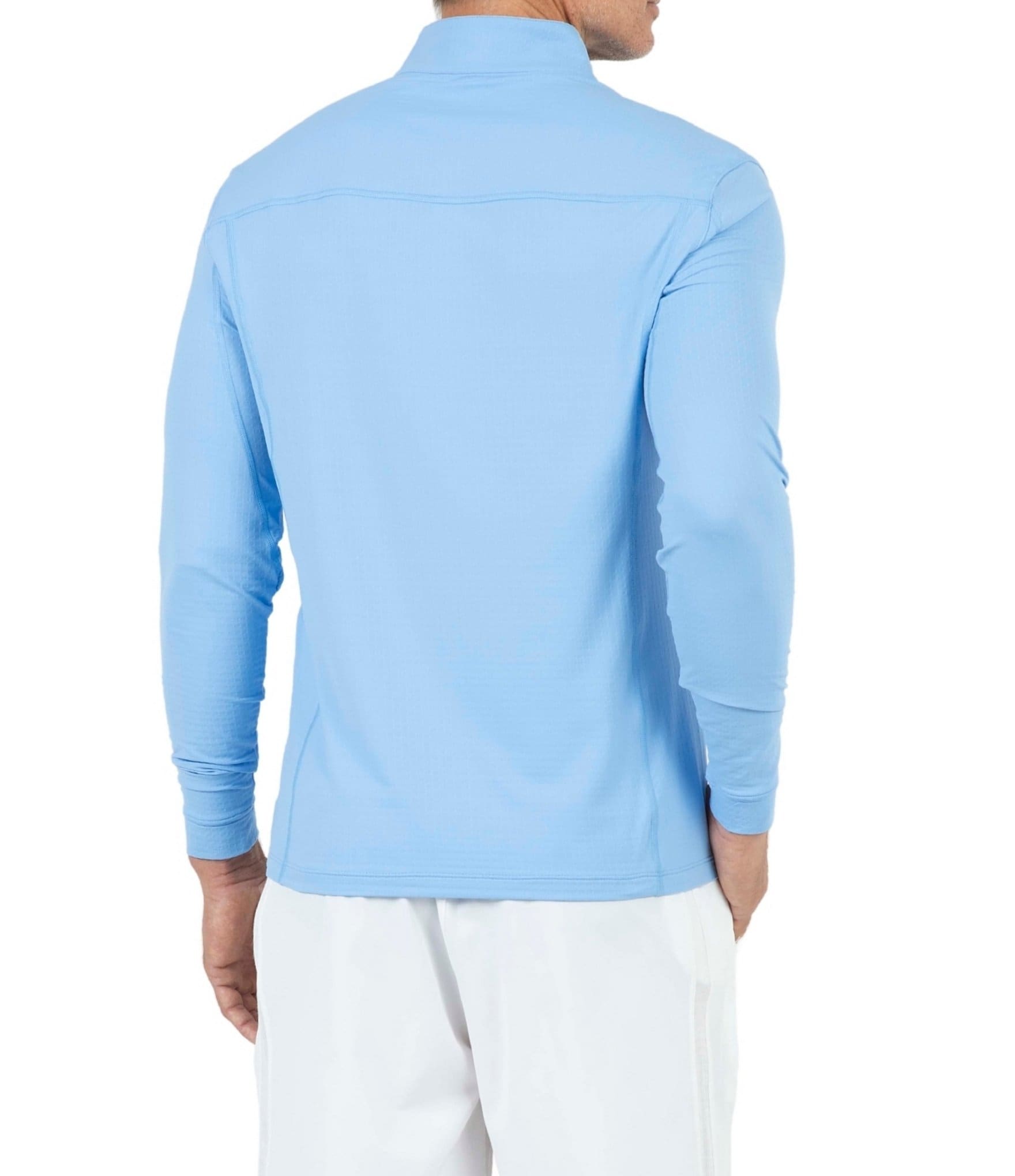 IBKUL Long-Sleeve UPF Mockneck Pullover