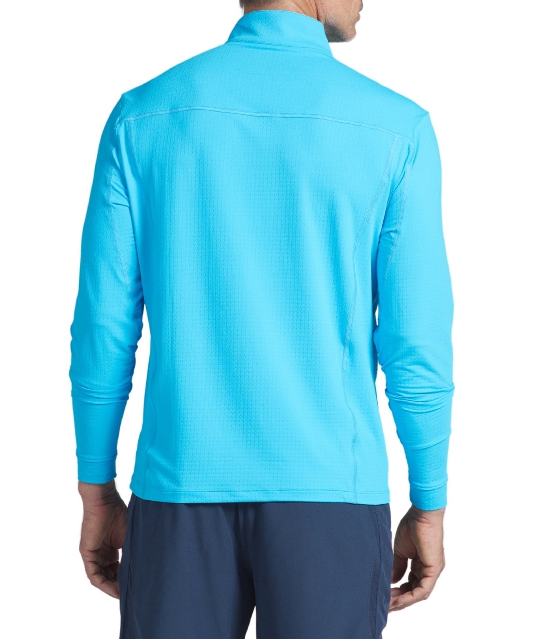 IBKUL Long-Sleeve UPF Mockneck Pullover