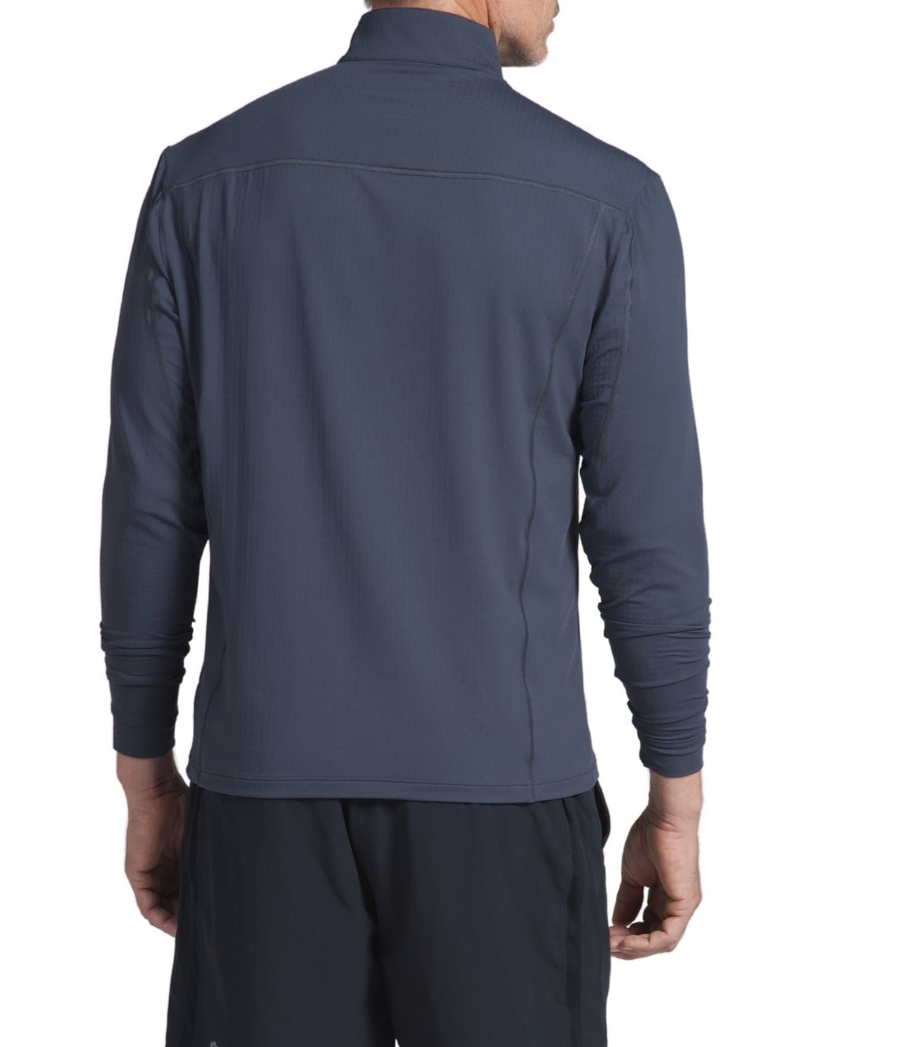 IBKUL Long-Sleeve UPF Mockneck Pullover