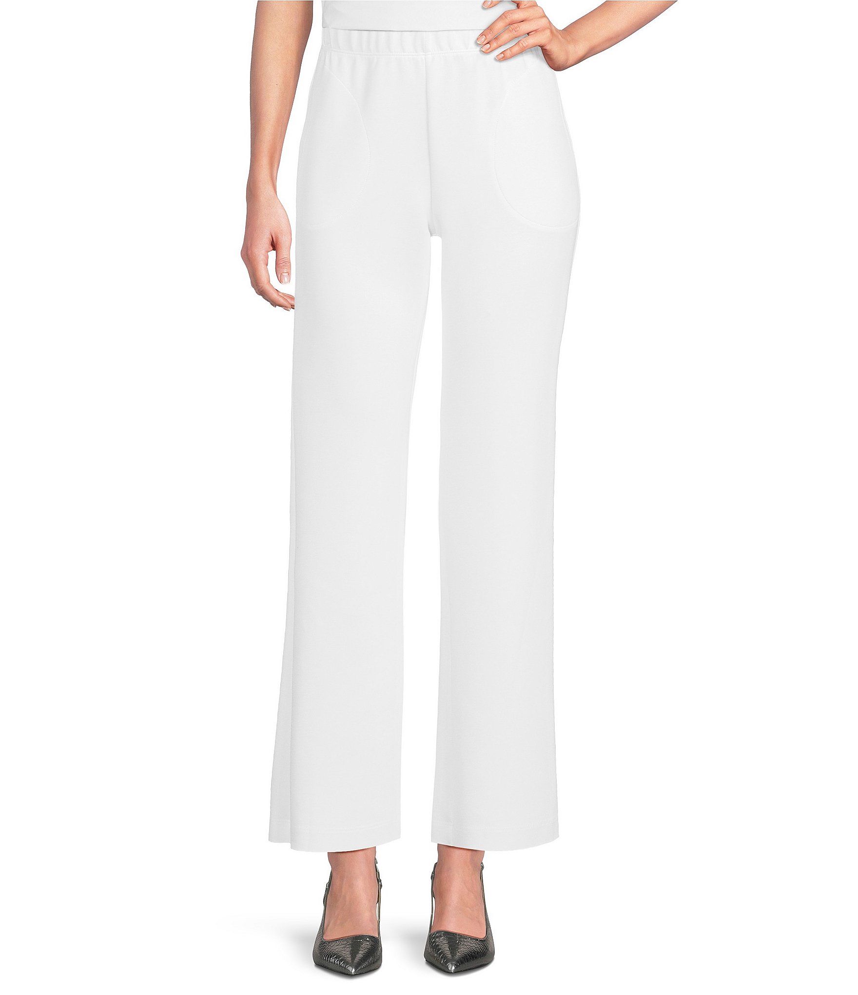 womens winter white dress pants Petite Waisted White Suit Pants With Pockets For Women How to Wear White Pants