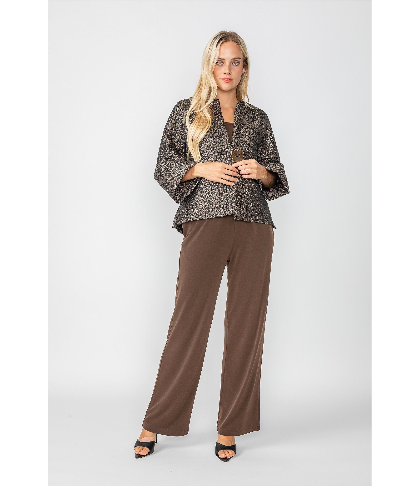 IC Collection High Rise Wide Leg Pants