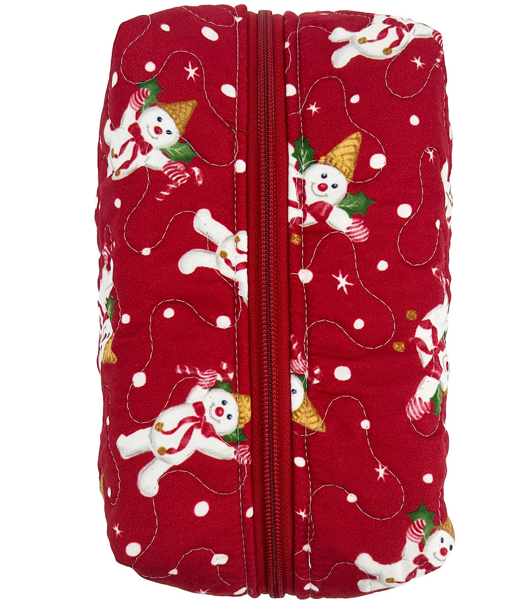 Ida Mae Home Mr. Bingle Quilted Large Makeup Bag