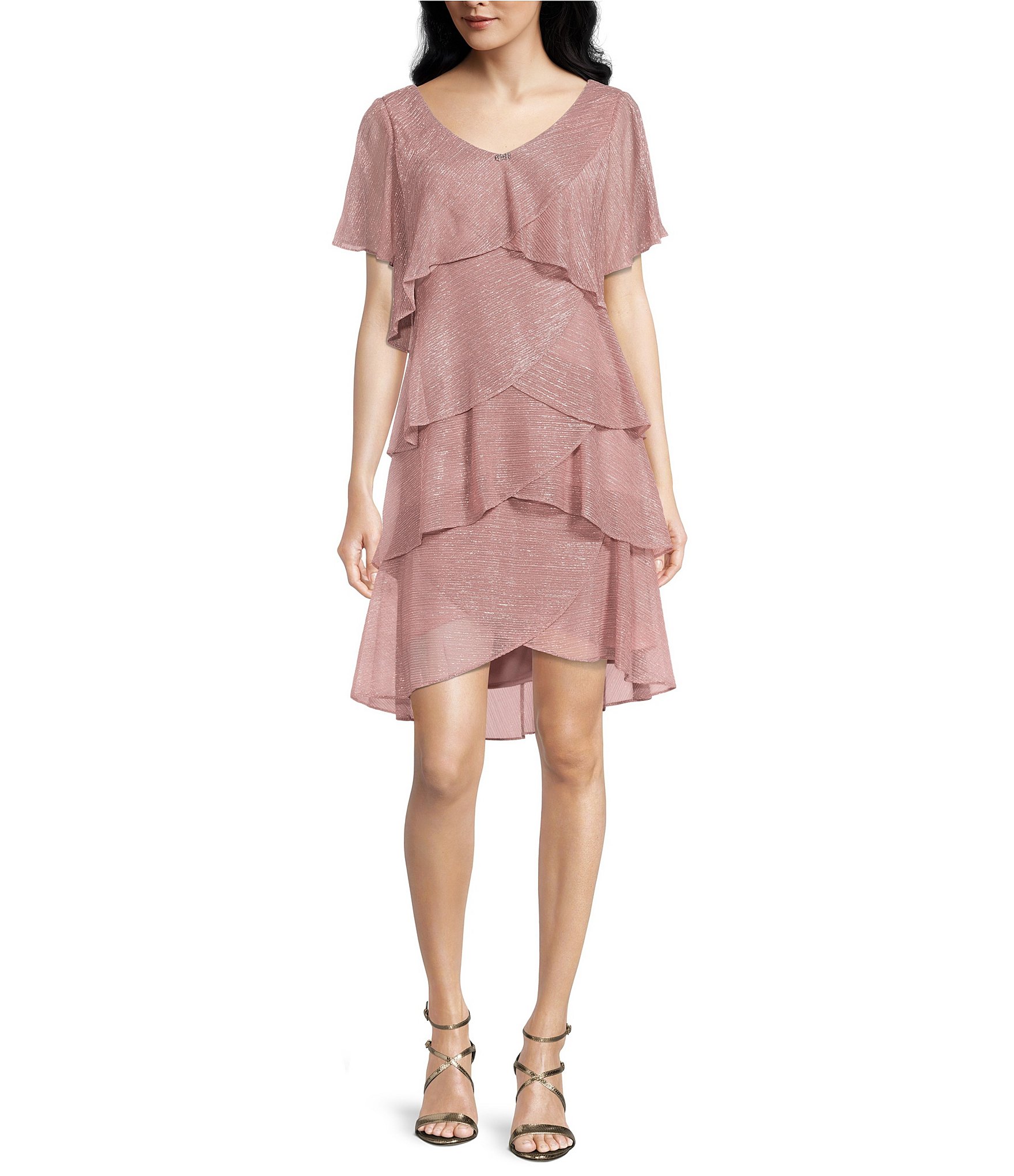 Shimmer shift outlet dress