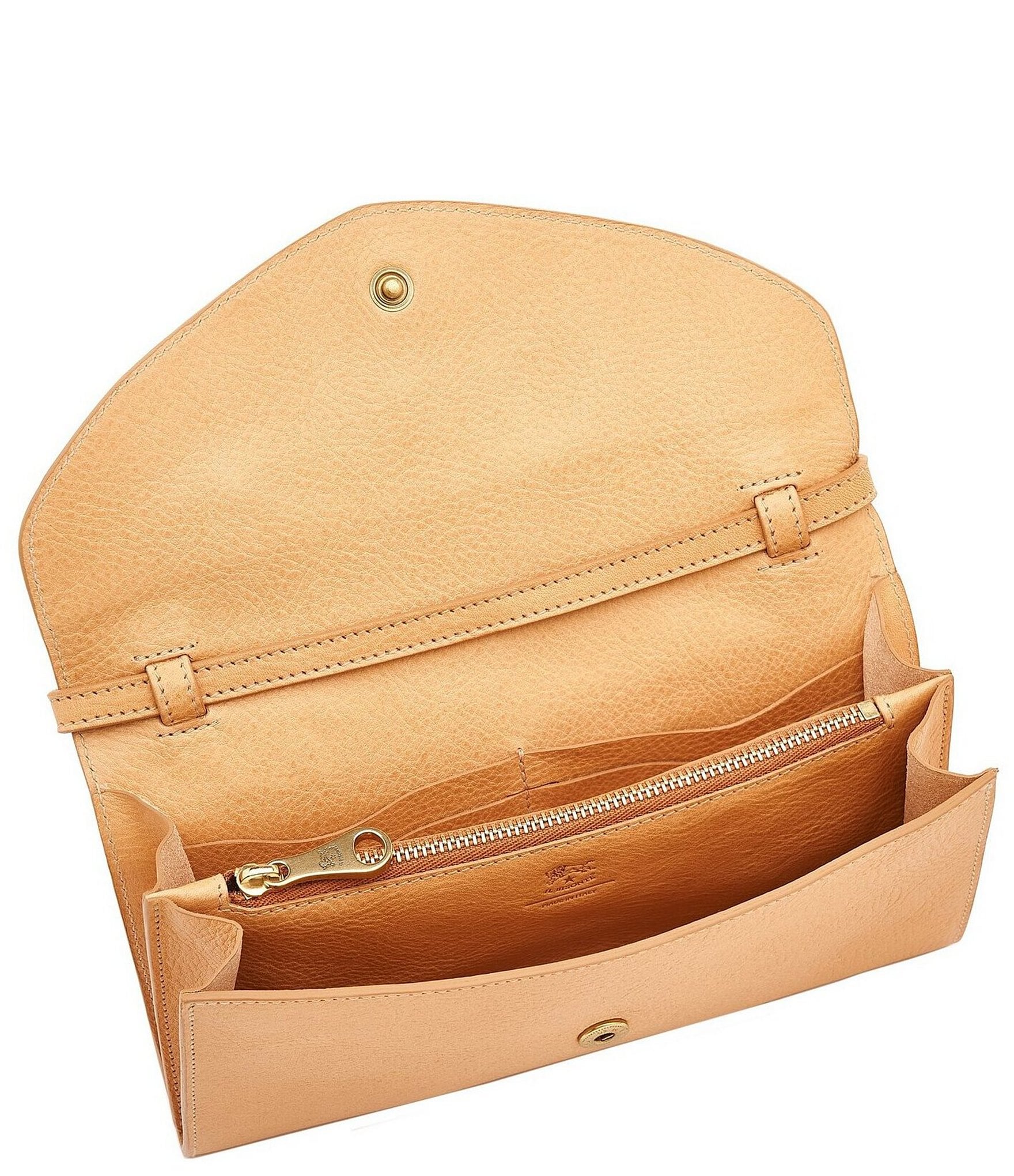 Il Bisonte Bigallo Envelope Leather Clutch