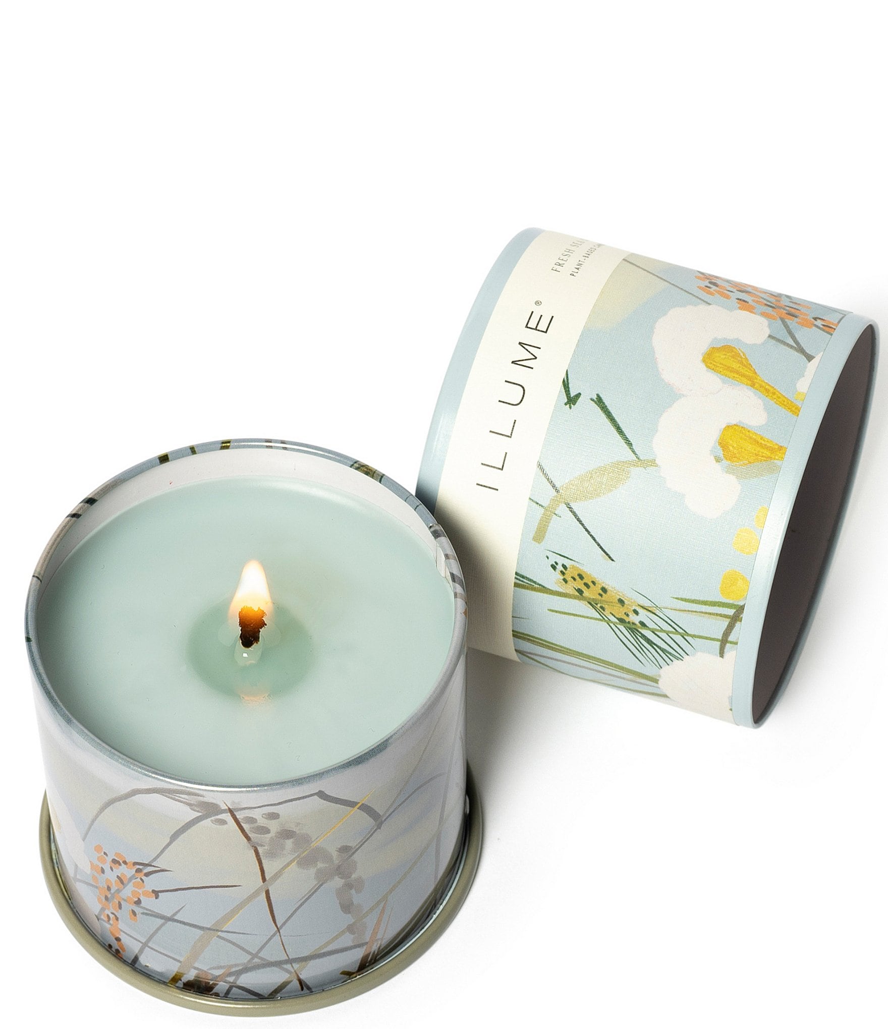 Illume Soy Wax Balsam And Cedar Scented Tin Candle - 11.8 oz