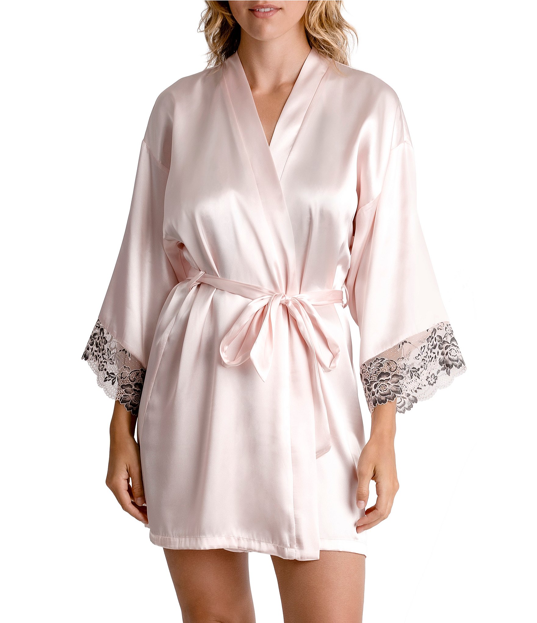 Dusty Pink Satin Robe, Sleepwear & Onesies