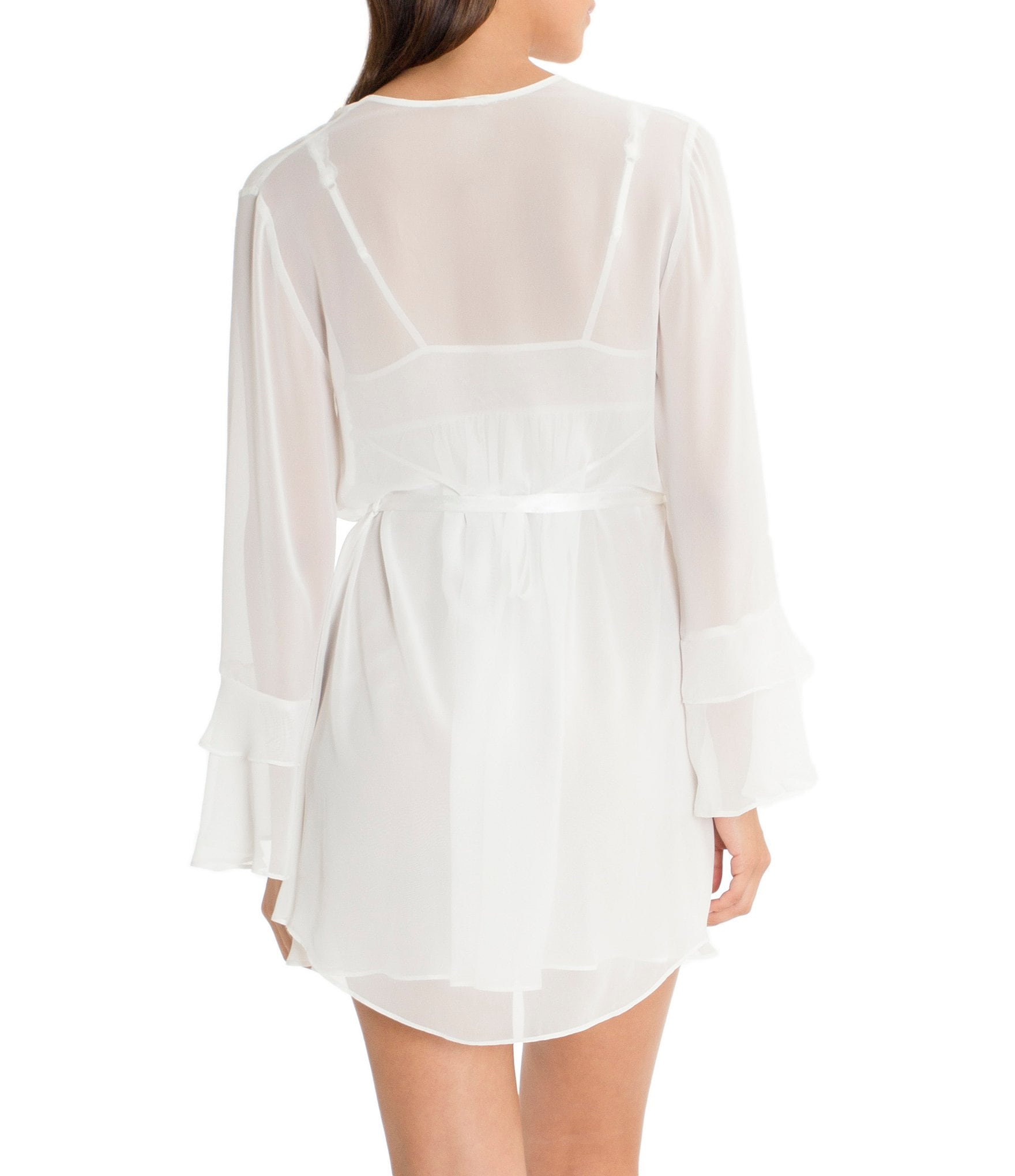 In Bloom by Jonquil Laura Chiffon Short Wrap Robe