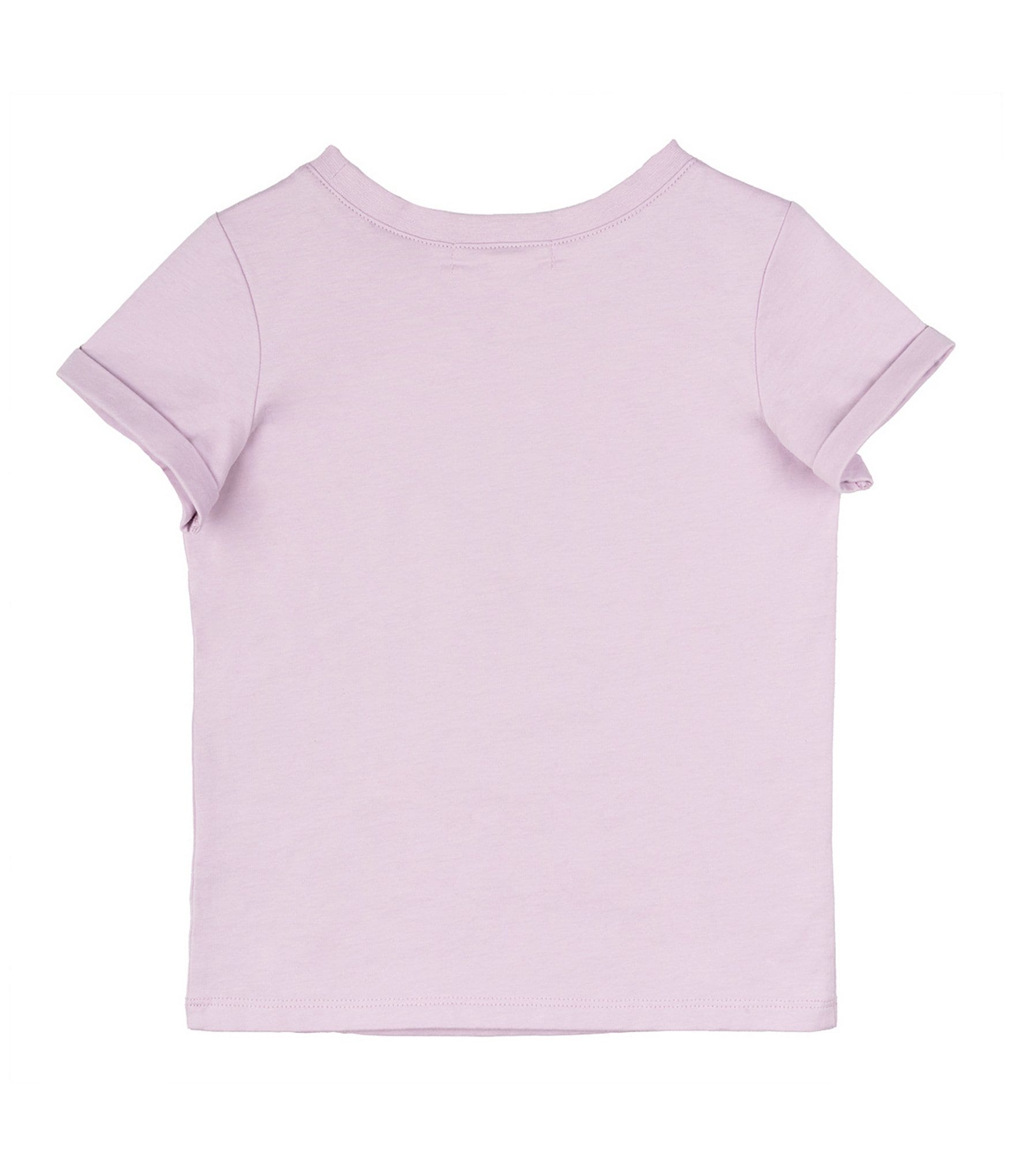 Indie Gold Little Girls Roll-Sleeve Van-Graphic T-Shirt