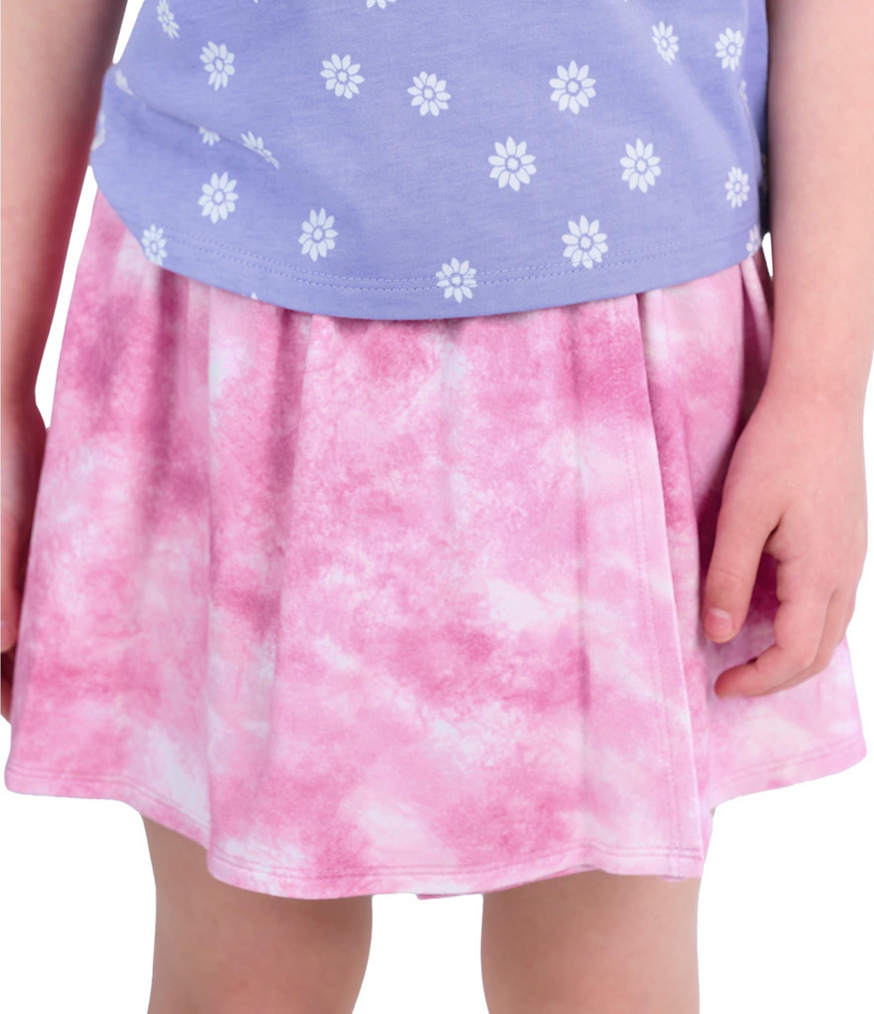Indie Gold Little Girls Tie-Dye Easy Skort
