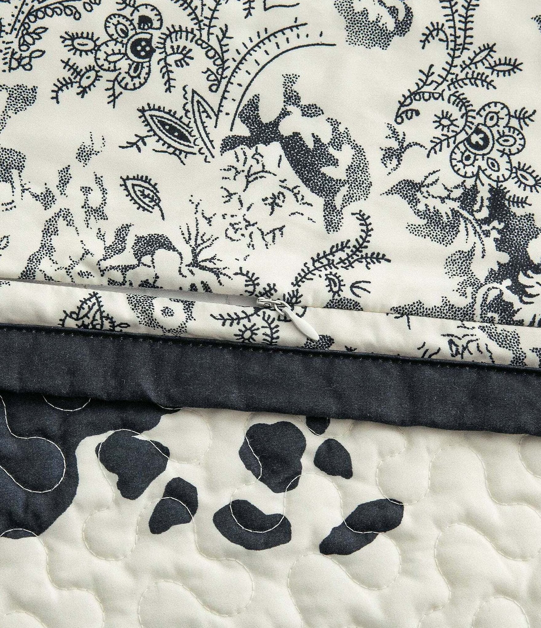 Indigo Hill by HiEnd Accents Clara Cowhide Reversible Quilt Mini Set