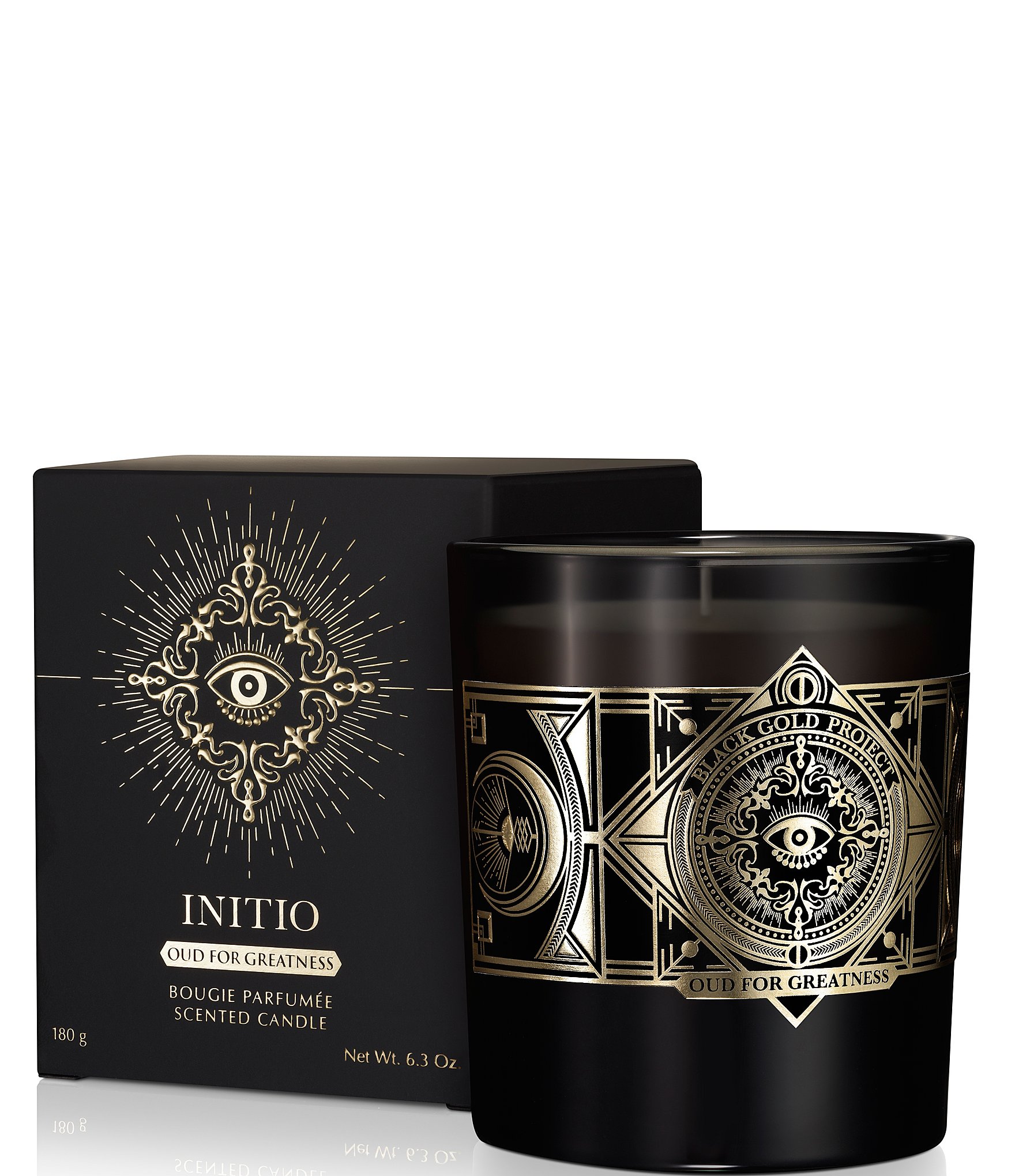 Initio Parfums Prives Oud For Greatness Candle, 6.3 oz.