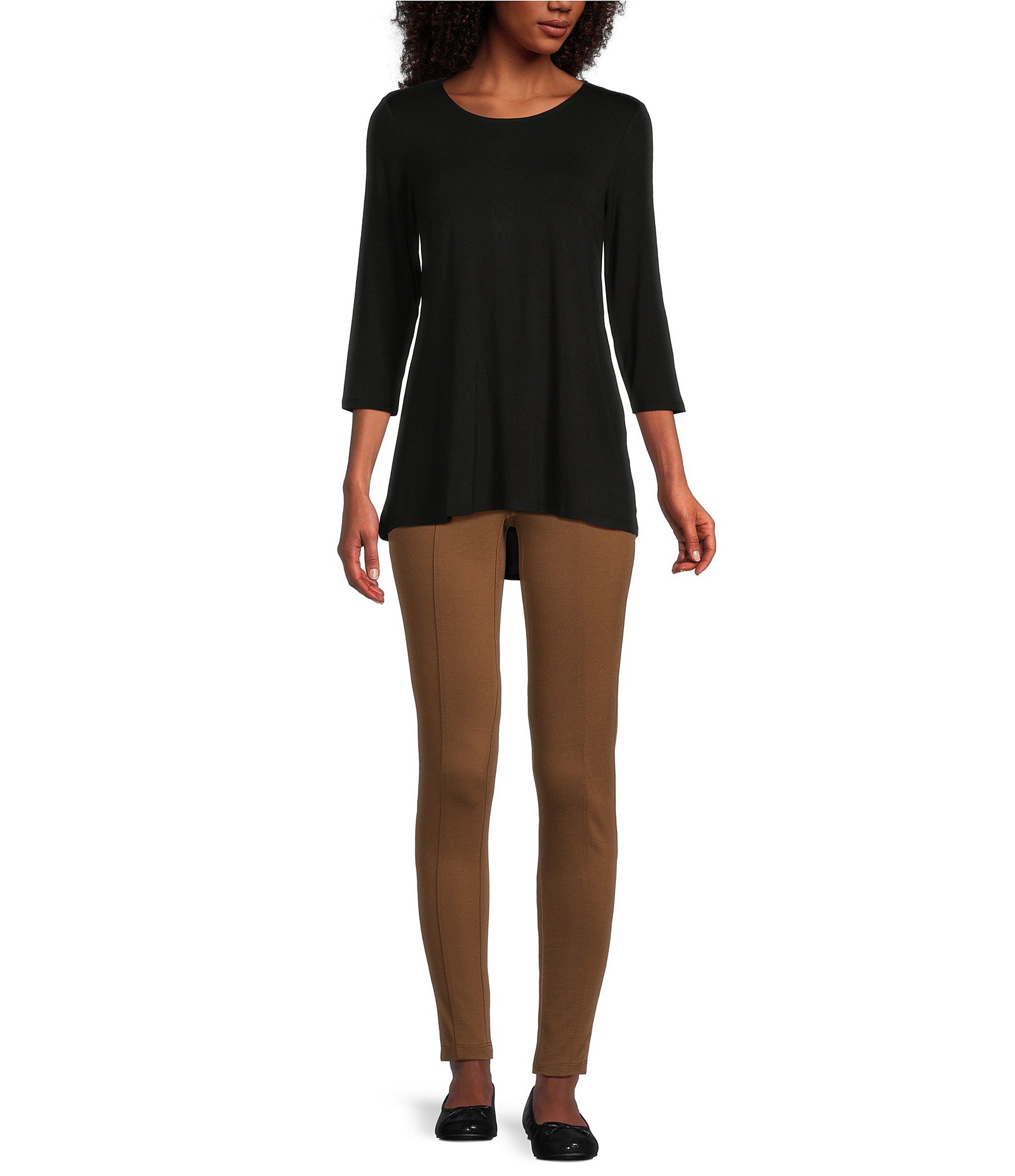 Intro Bella Solid Double Knit Slim Her Leggings