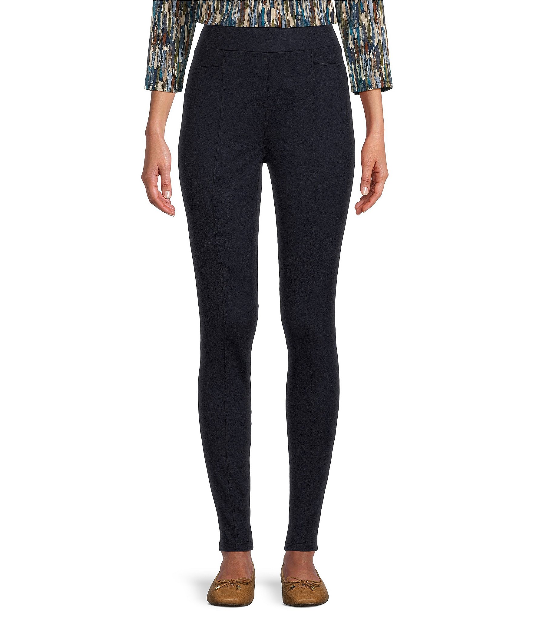 Intro Bella Solid Double Knit Slim Her Leggings