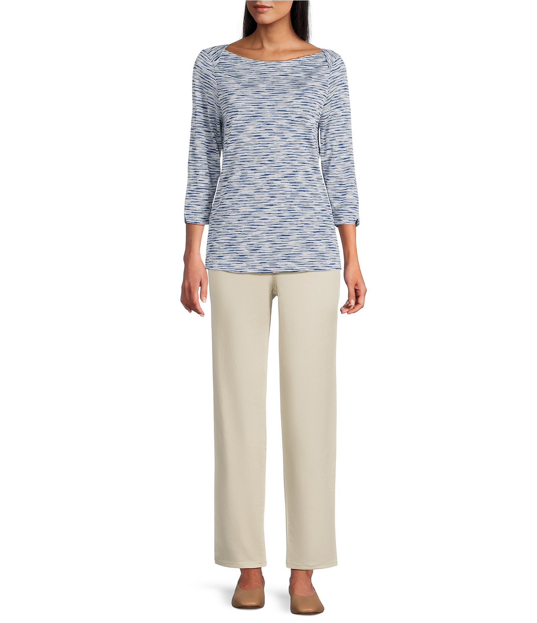 Intro Dahlia Tummy Control Pull-On Slim Ankle Pants