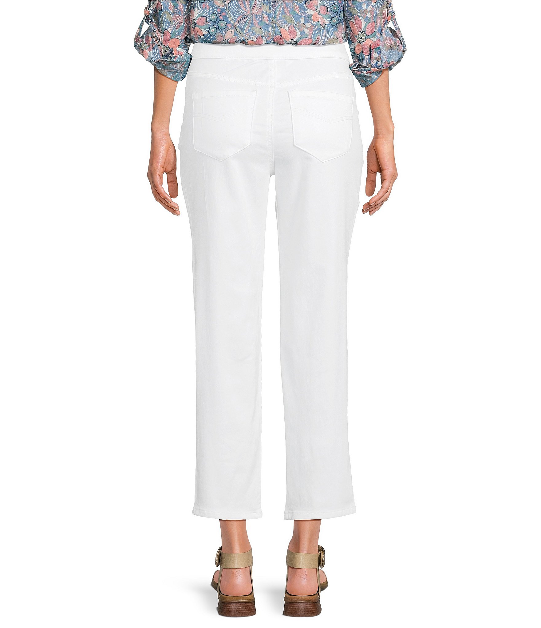 Intro Dahlia Tummy Control Pull-On Slim Ankle Pants