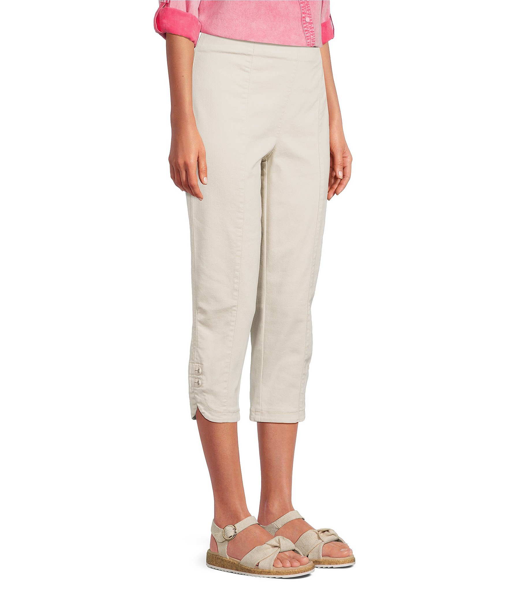 Intro Nia Freedom Denim Pull-On Capri Pants