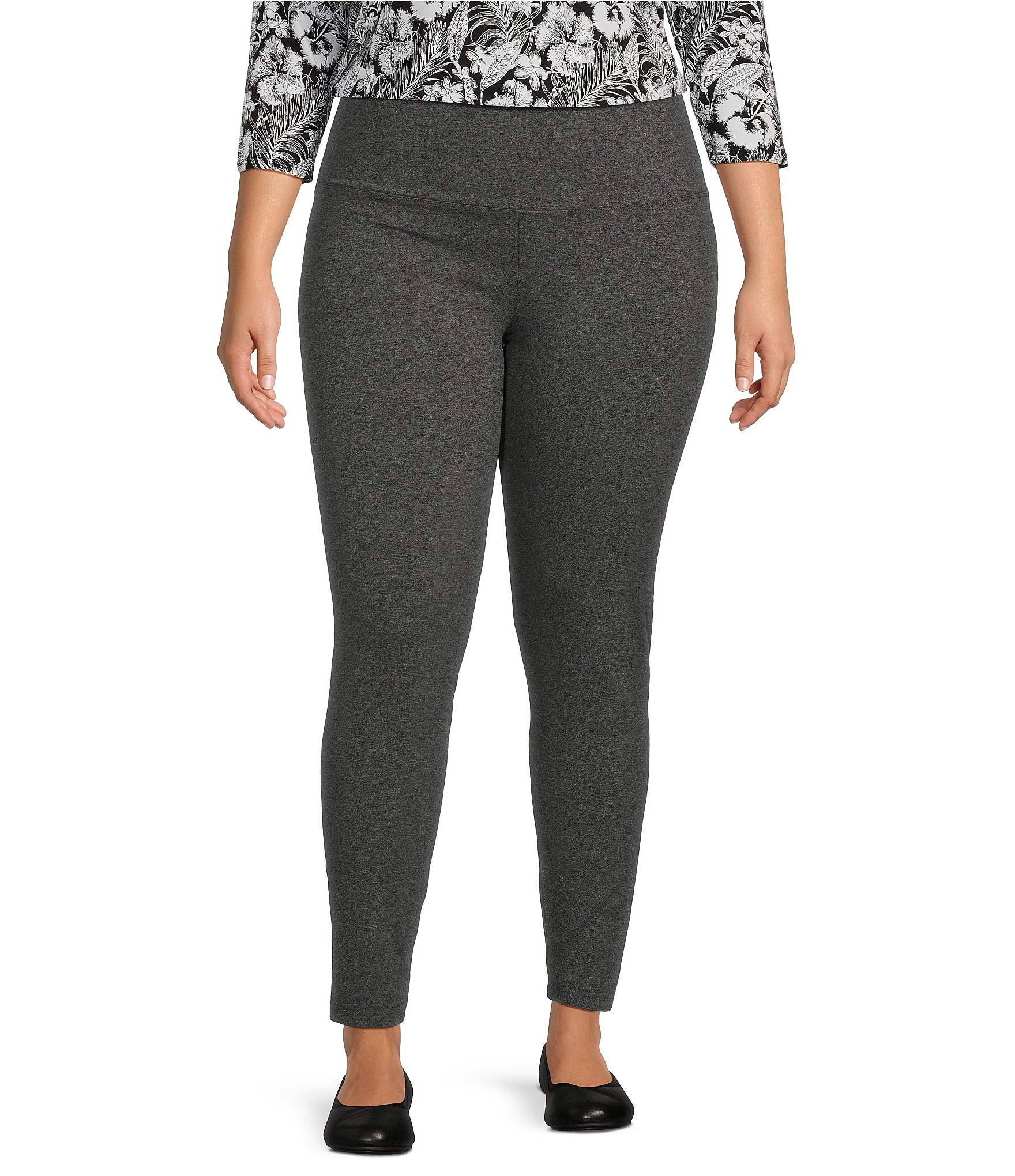 Intro Plus Size Love the Fit Pull-On Leggings, Dillard's