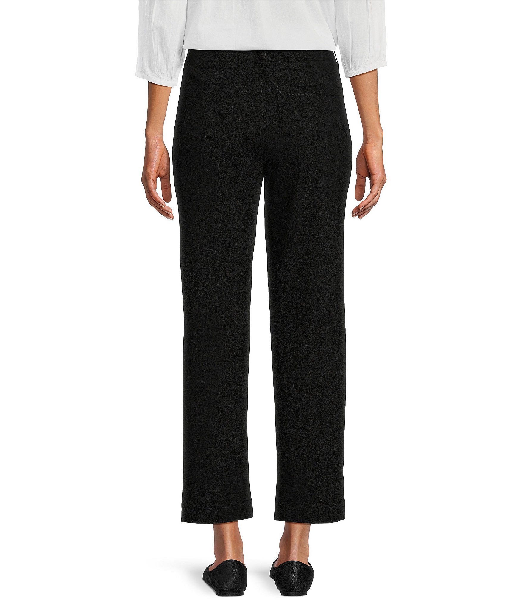Intro Stella Breezy Knit Slimming Comfort Waist Pull-On Ankle Pants