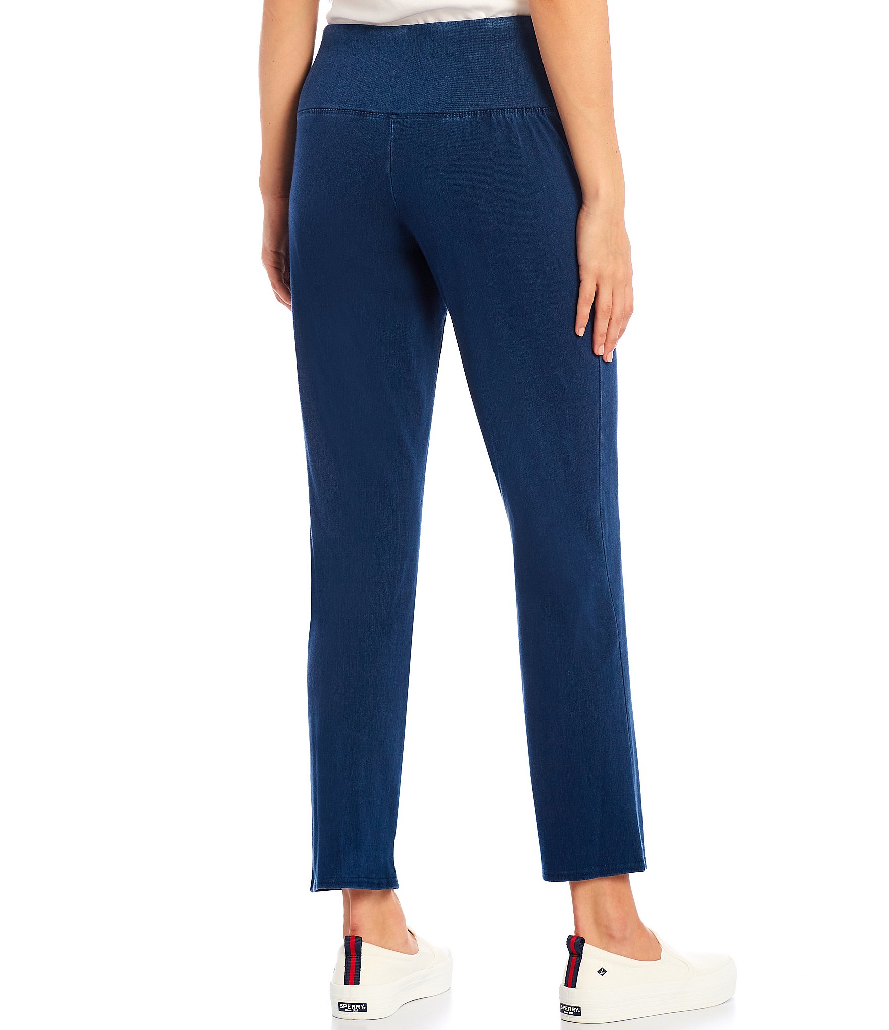 Intro Teri Love the Fit Knit Twill Denim Straight Leg Jeggings