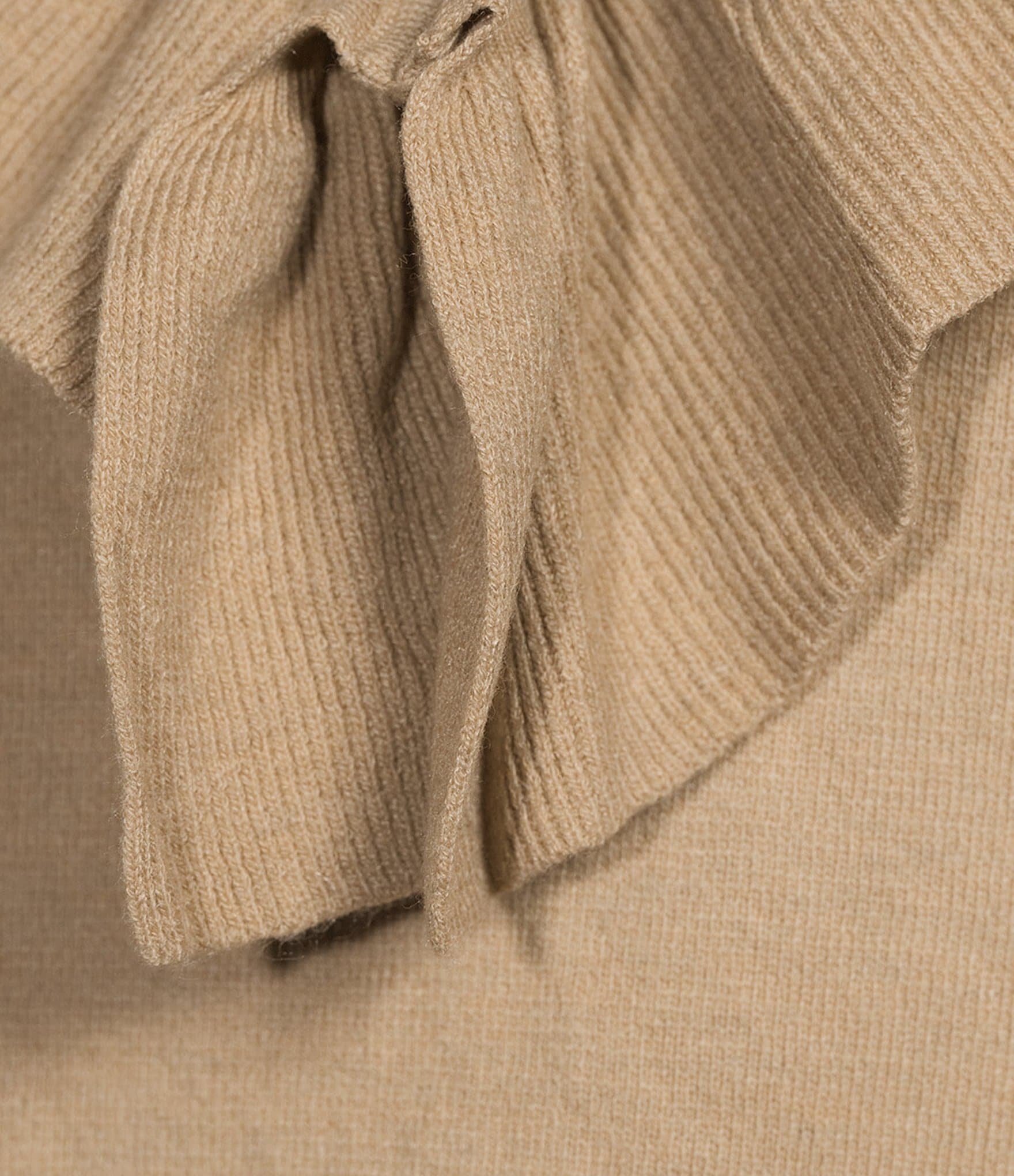 Investments 3/4 Sleeve Ruffle V-Neck Pullover Sweater