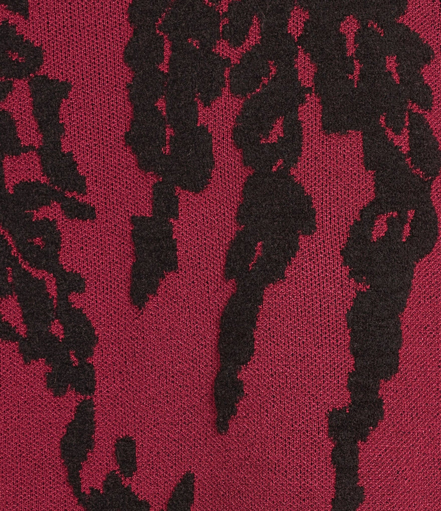 Investments Floral Long Sleeve Crew Neck Pullover Top