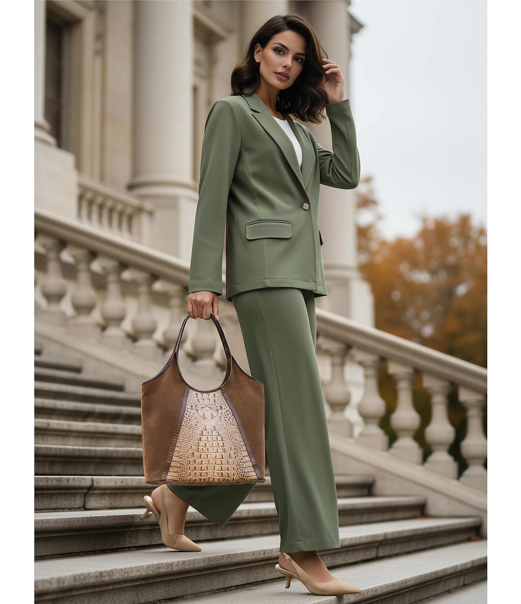 Investments Performance Traveler Wide Leg Pants