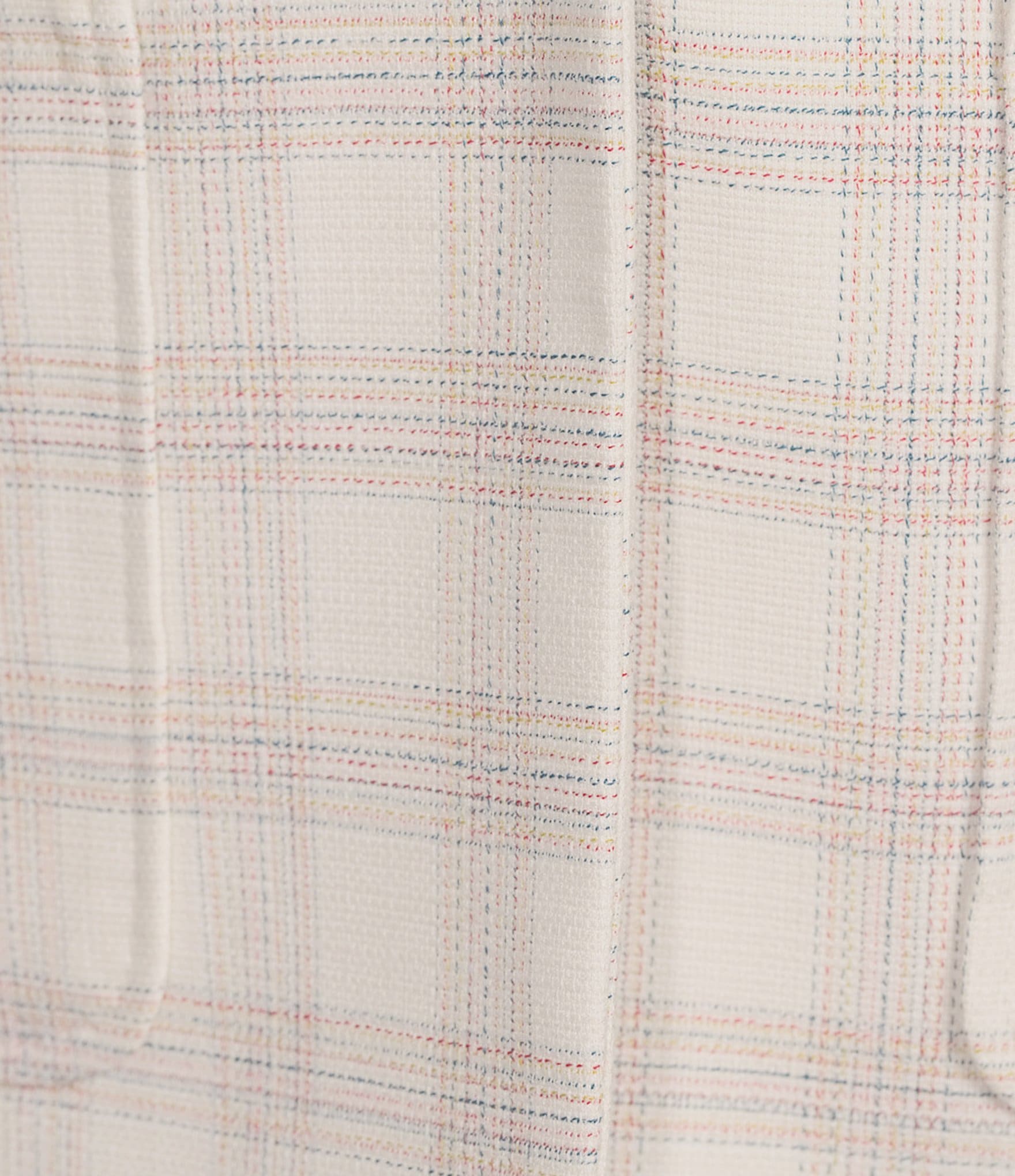 Investments Petite Size Plaid 3/4 Ruched Sleeve Notch Lapel Lined Button Front Blazer